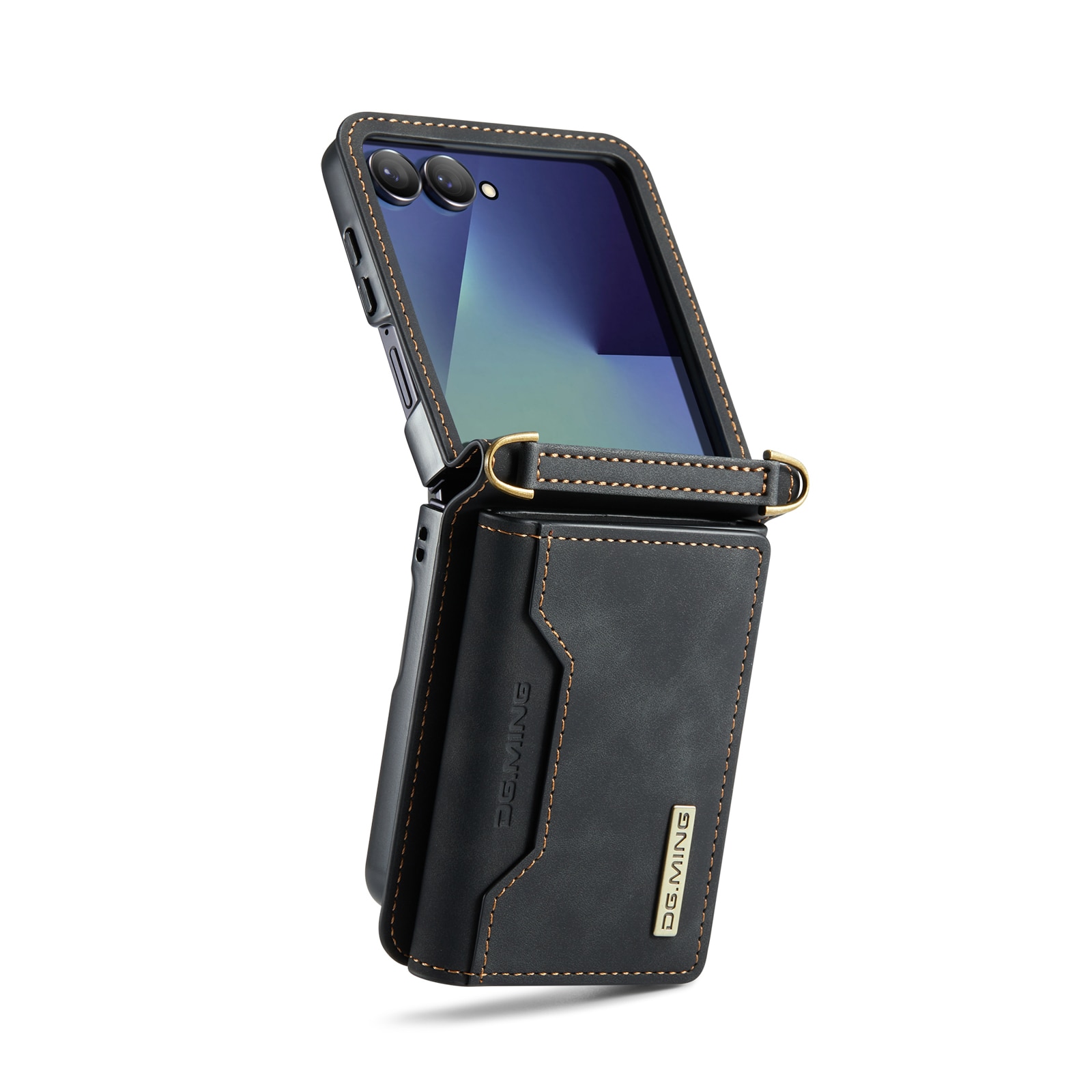 Cover Card Slot Samsung Galaxy Z Flip 7 Nero