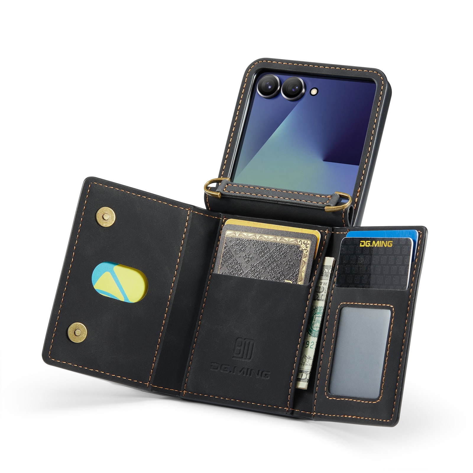 Cover Card Slot Samsung Galaxy Z Flip 7 Nero