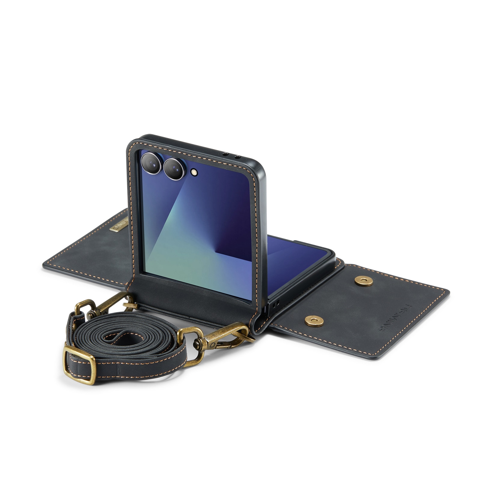 Cover Card Slot Samsung Galaxy Z Flip 7 Nero
