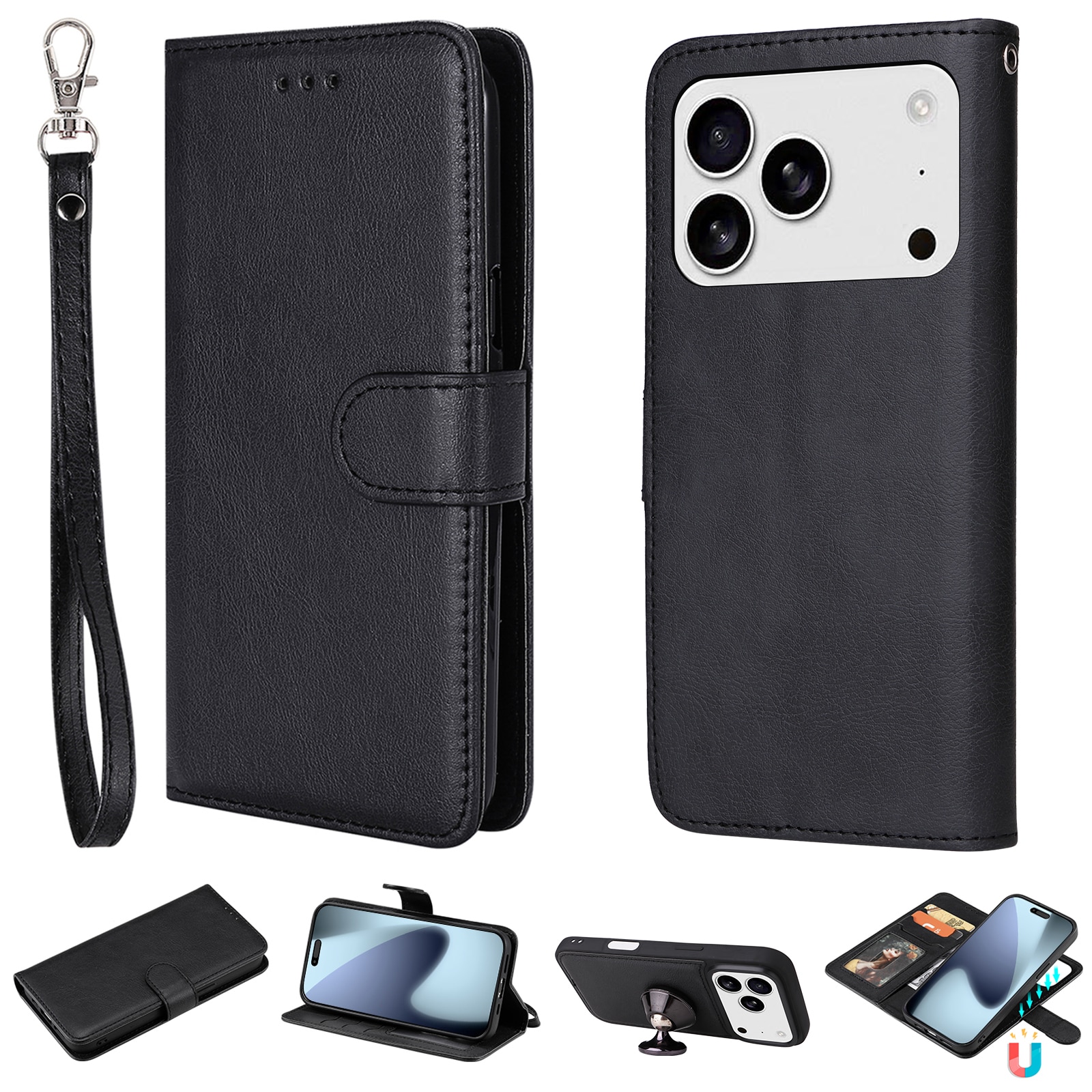Custodia magnetiche iPhone 17 Pro Nero
