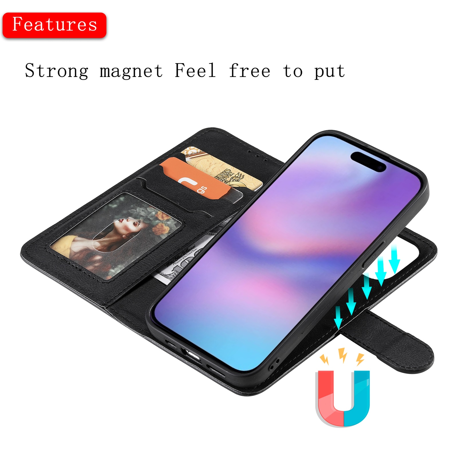 Custodia magnetiche iPhone 17 nero