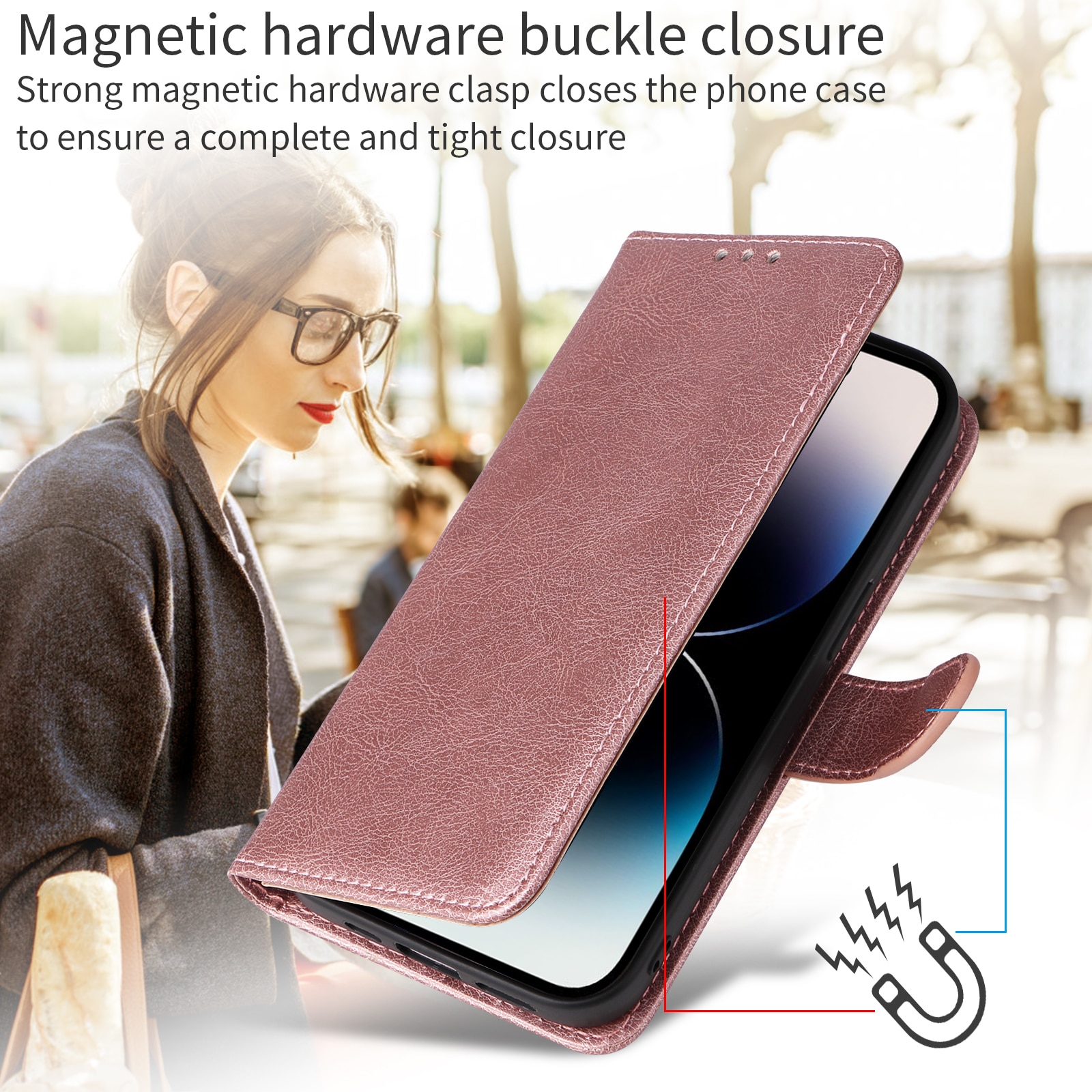 Custodia magnetiche iPhone 17 Rosa