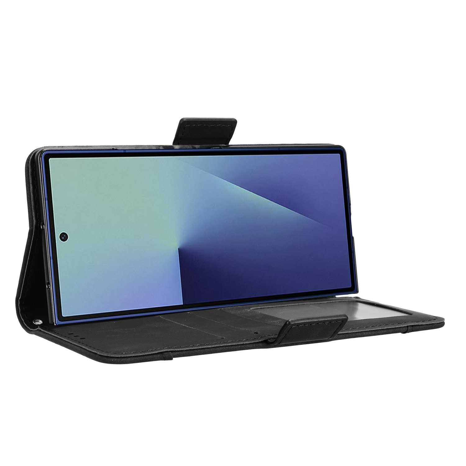 Custodia a portafoglio multipla con portapenne S-pen Samsung Galaxy Z Fold 7 nero