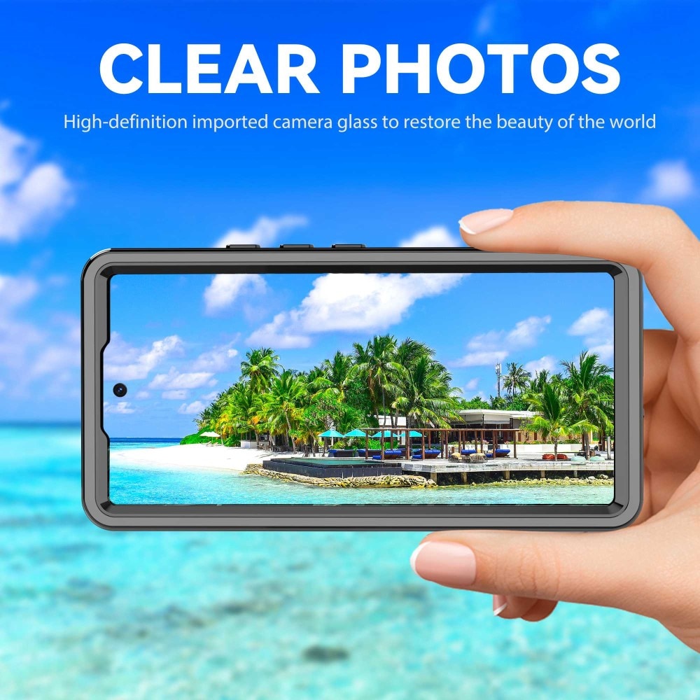 Cover ibrida impermeabile Google Pixel 6a trasparente