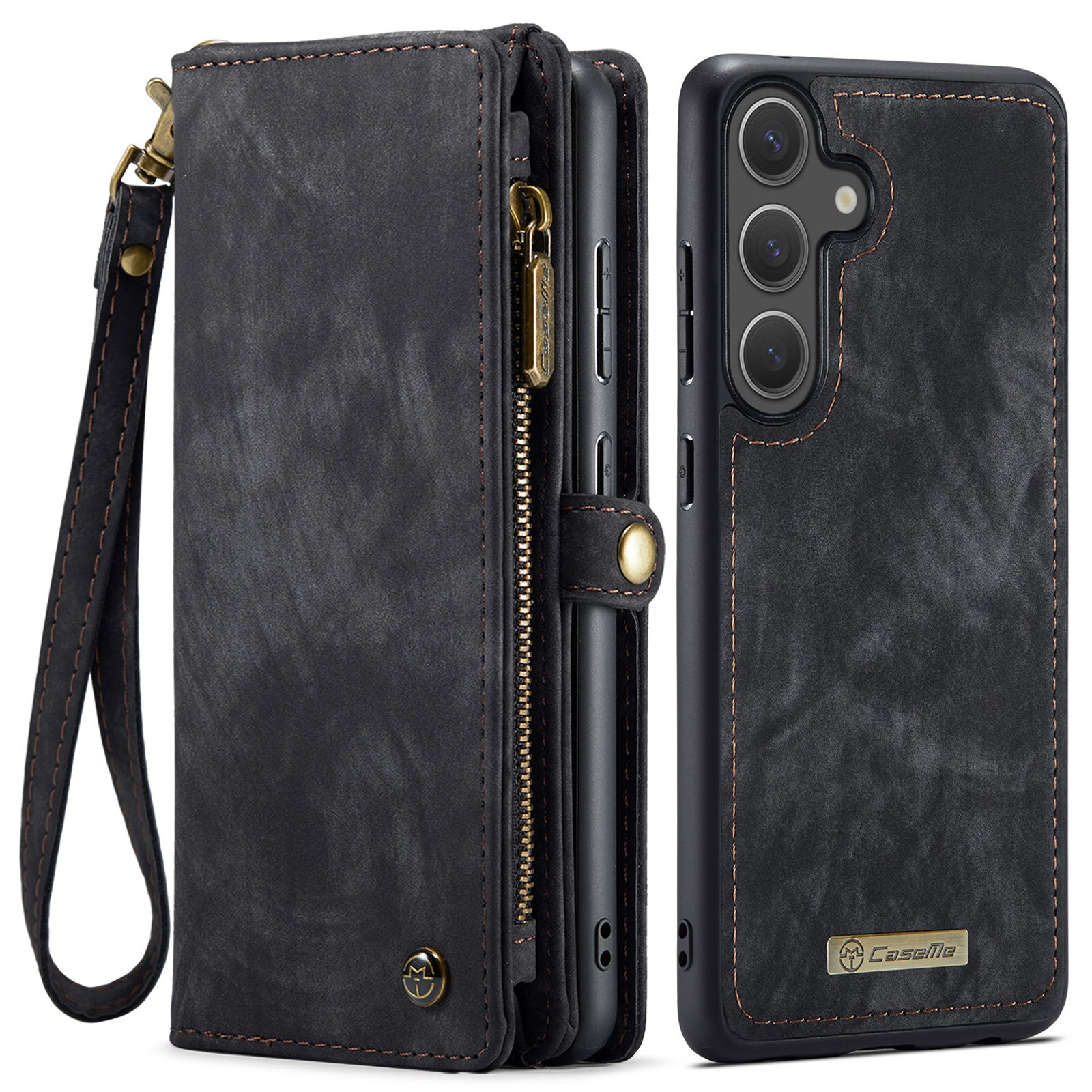 Cover portafoglio Multi-Slot Samsung Galaxy S25 FE Grigio