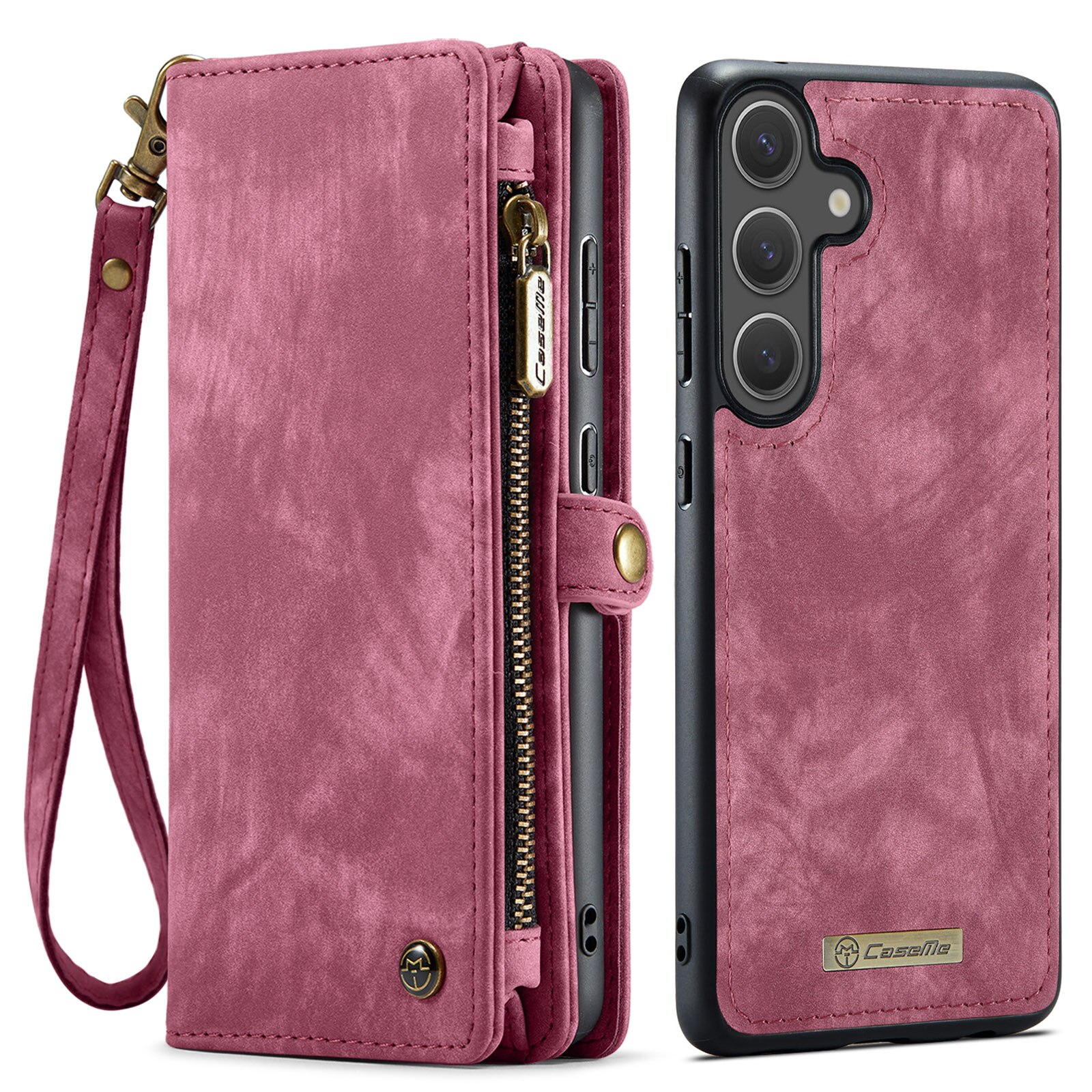 Cover portafoglio Multi-Slot Samsung Galaxy S25 FE Rosso