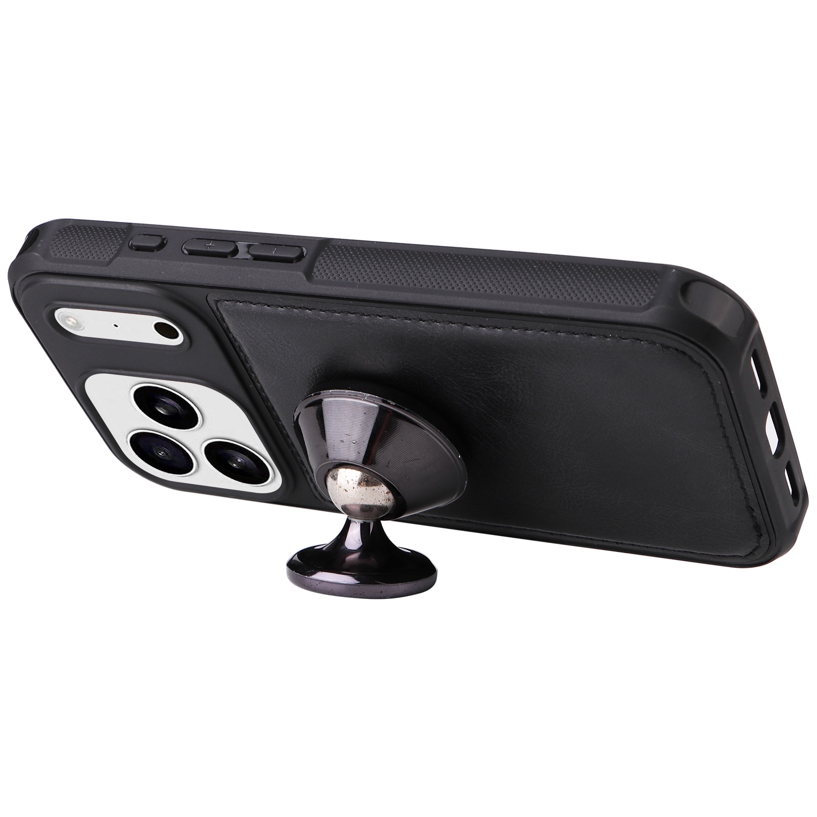 Magnet Leather Multi Wallet iPhone 17 Pro Max nero