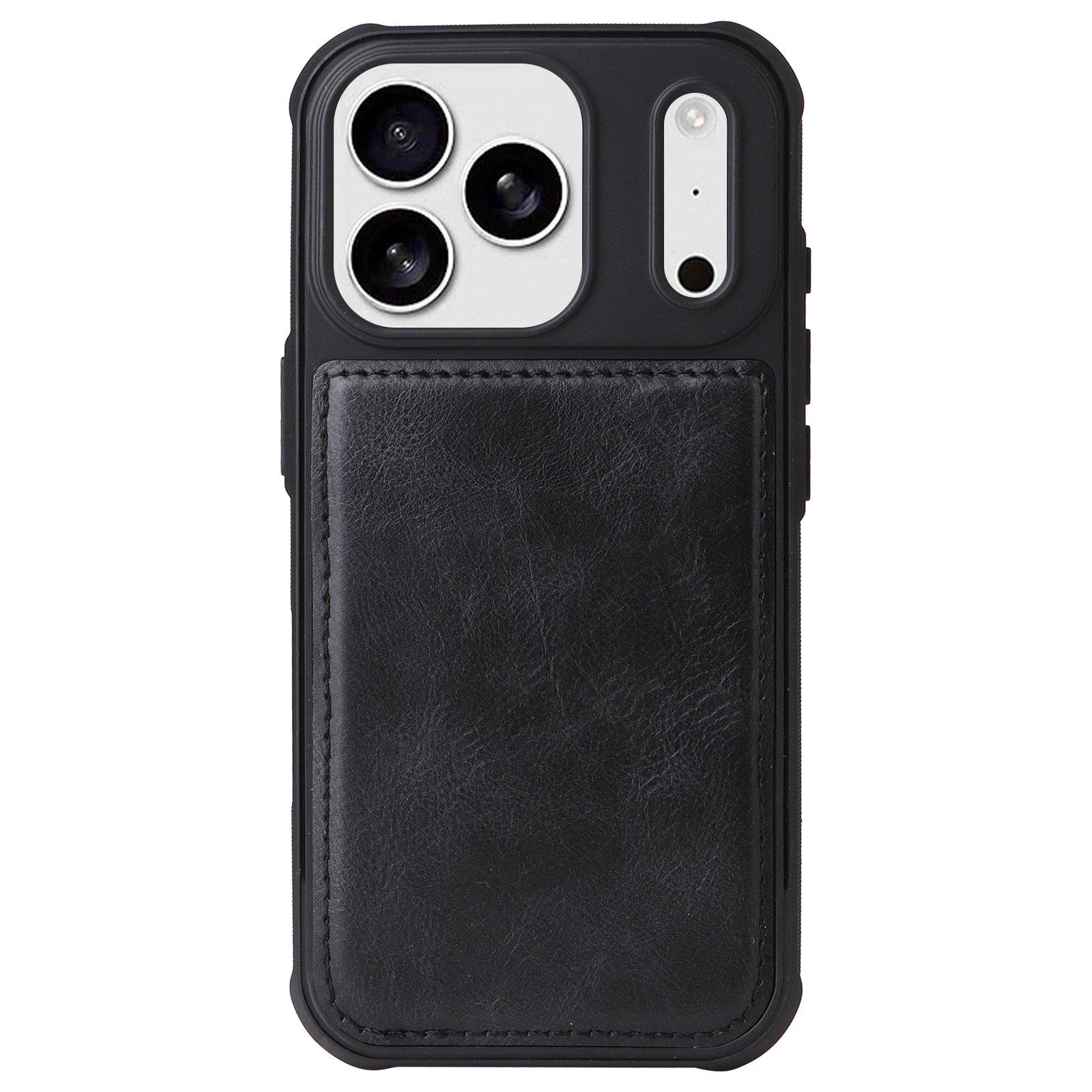 Magnet Leather Multi Wallet iPhone 17 Pro Max nero