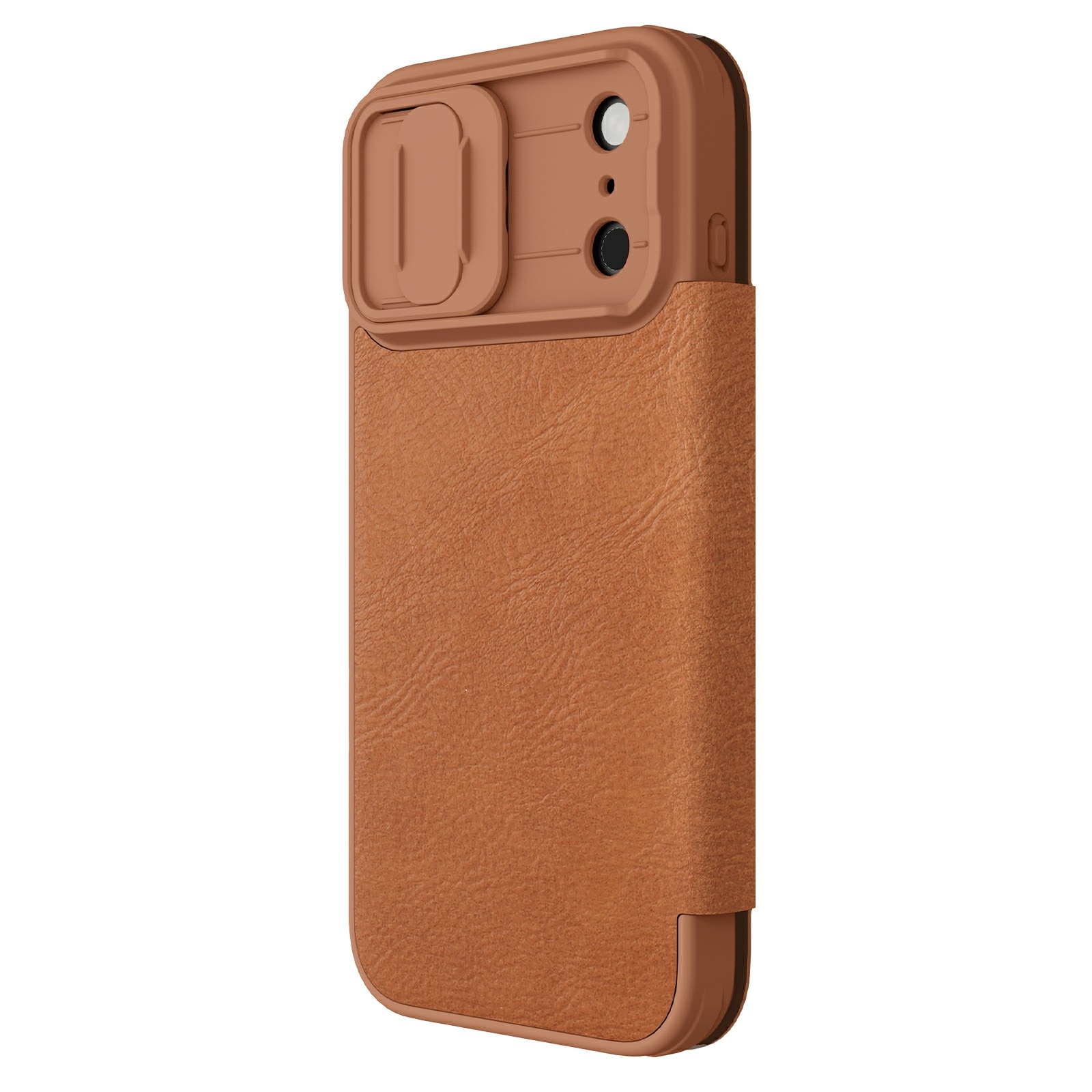 Cover Qin Pro CamShield iPhone 17 Pro Max Marrone