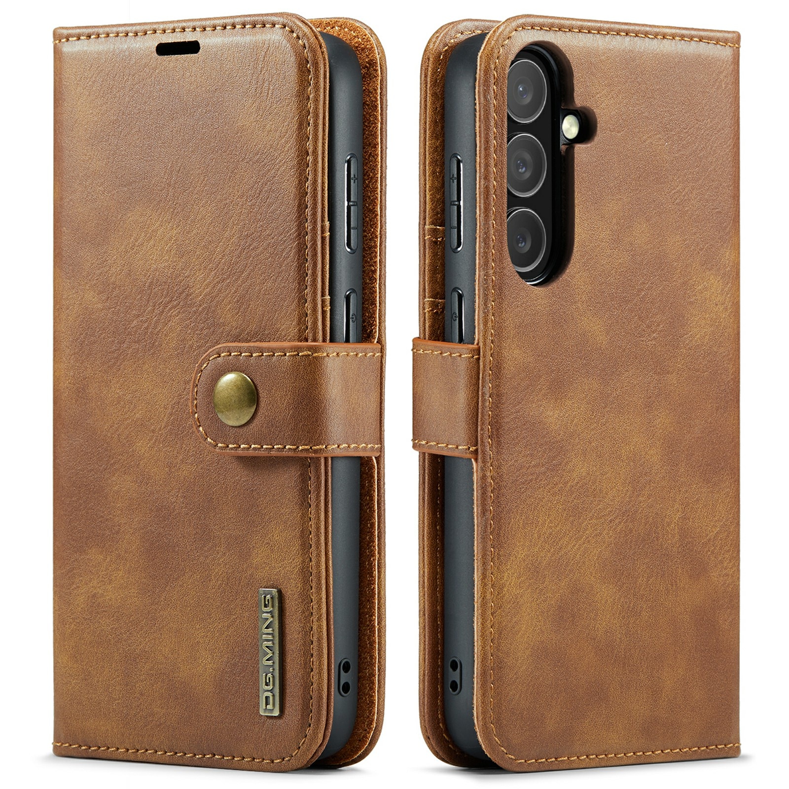 Cover portafoglio Magnet Wallet Samsung Galaxy S25 FE Cognac