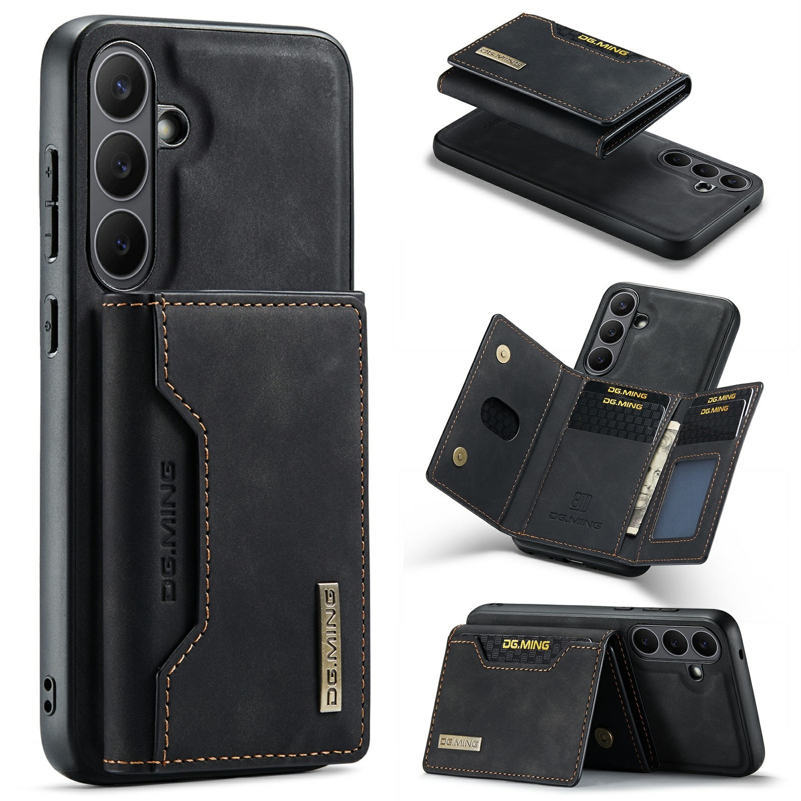 Cover Magnetic Card SlotSamsung Galaxy S25 FE Nero