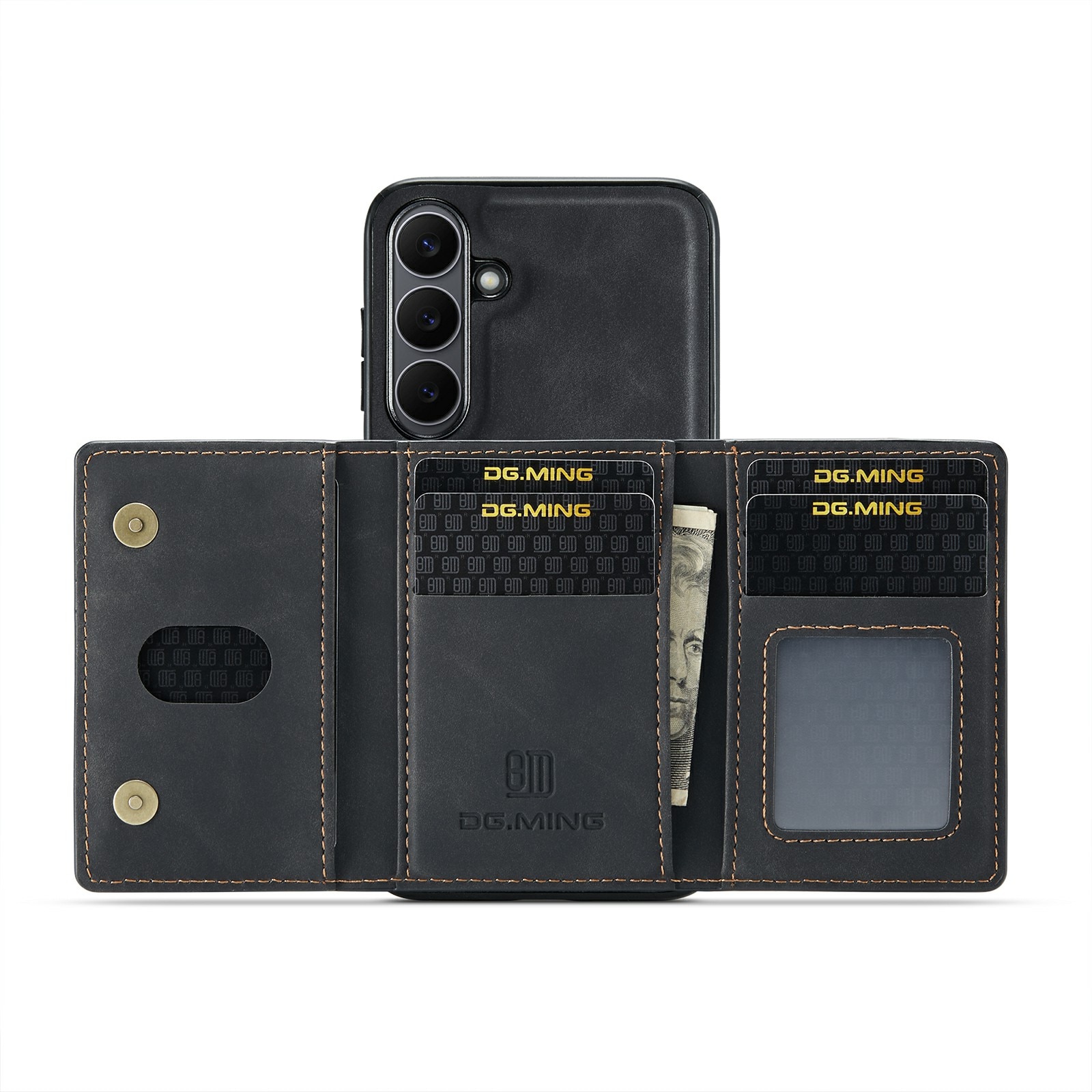 Cover Magnetic Card SlotSamsung Galaxy S25 FE Nero