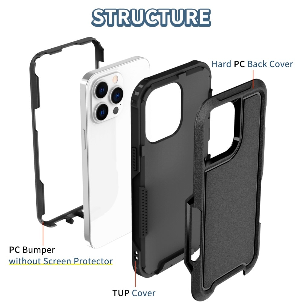Extra Cover protezione totale iPhone 14 Pro nero