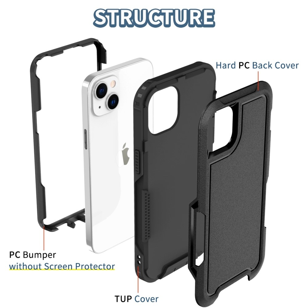 Extra Cover protezione totale iPhone 14 nero
