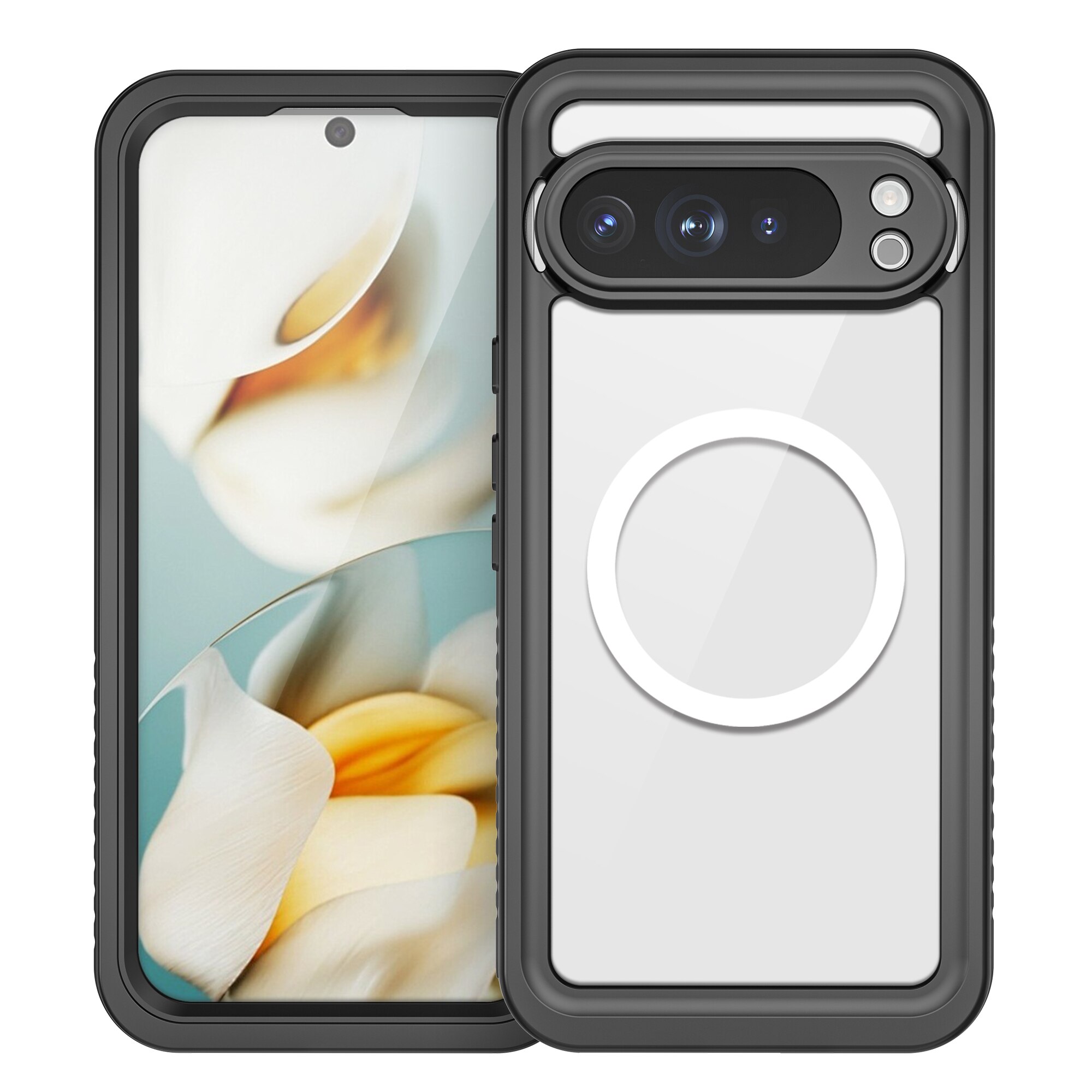 Cover ibrida impermeabile Google Pixel 10 Pro XL trasparente