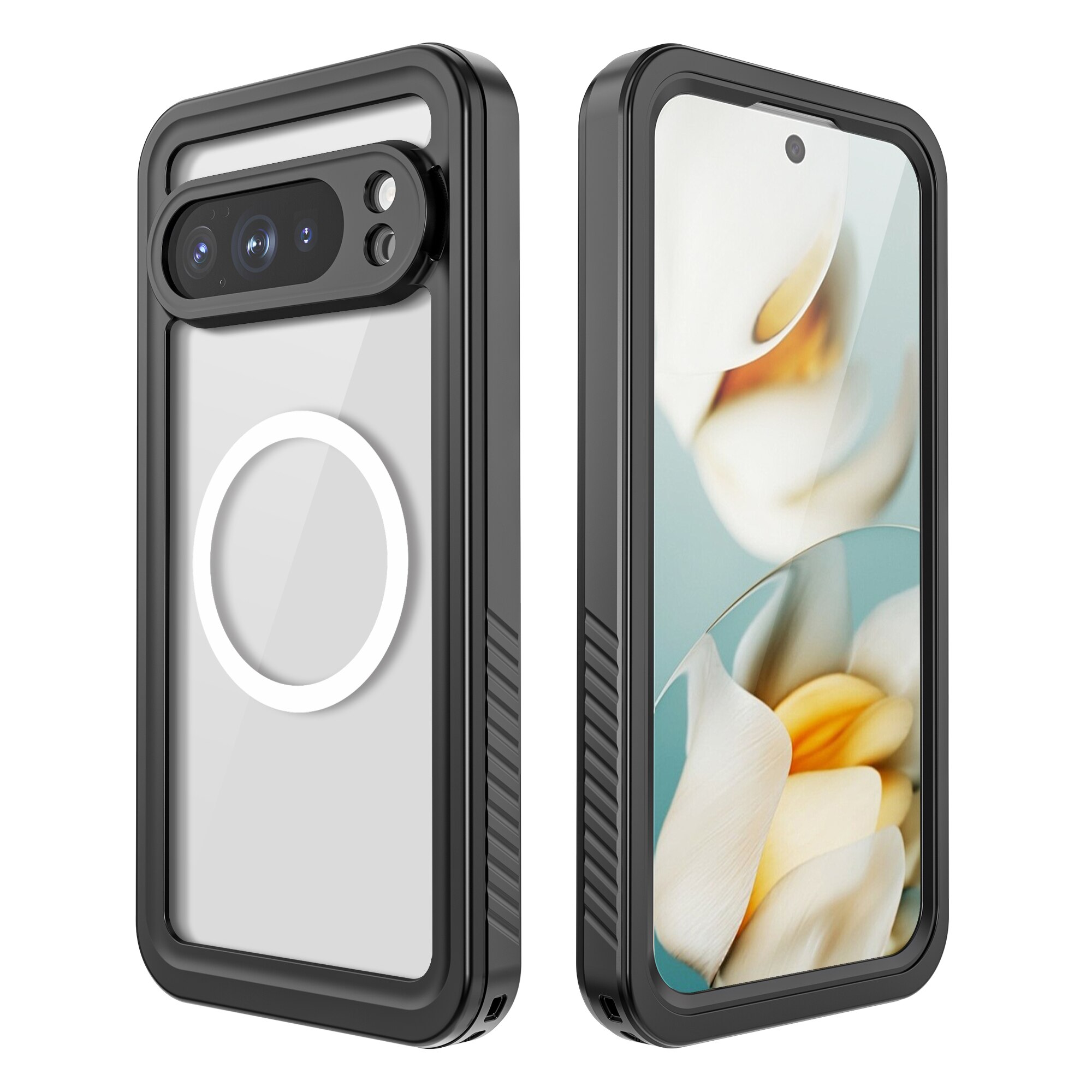 Cover ibrida impermeabile Google Pixel 10 Pro XL trasparente