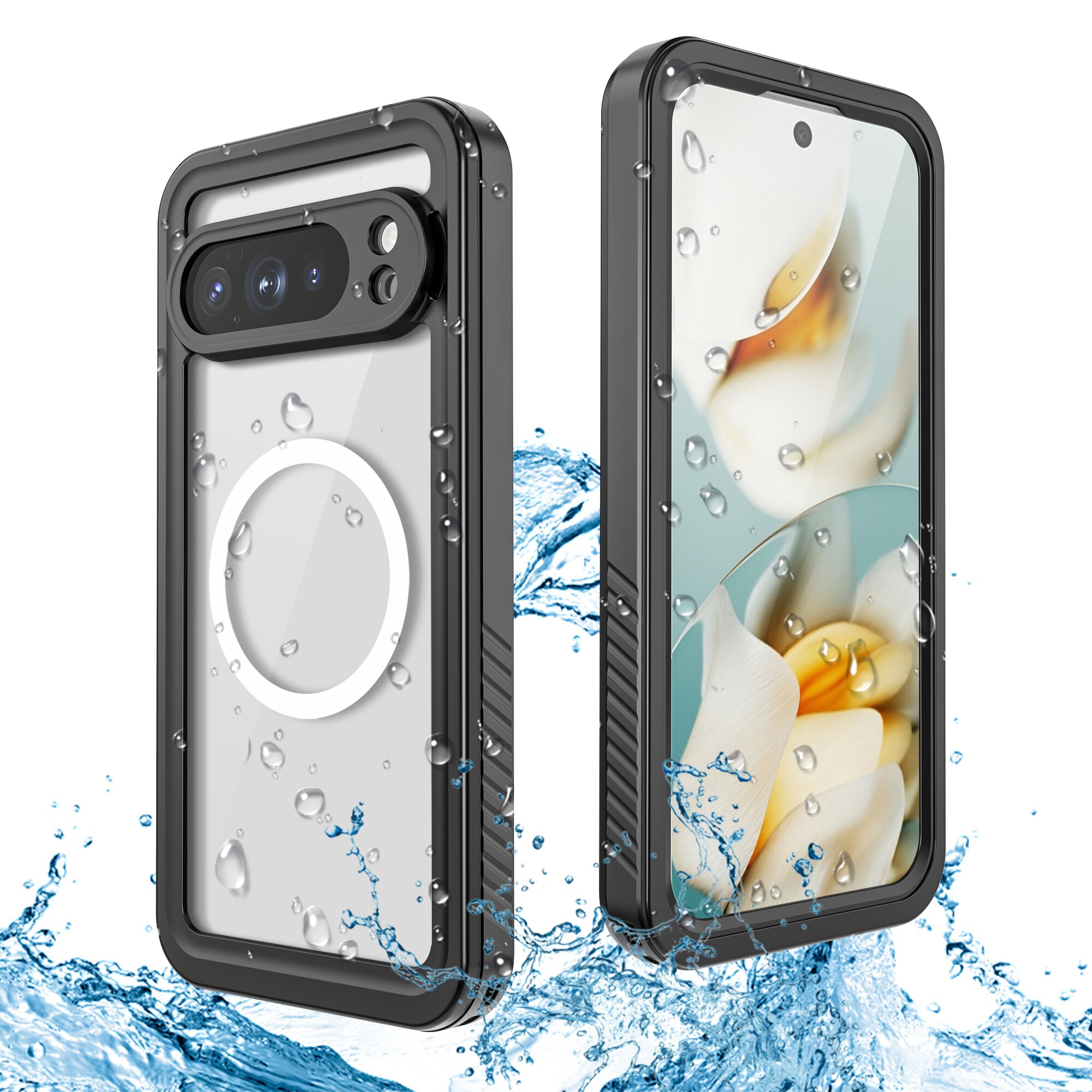 Cover ibrida impermeabile Google Pixel 10 Pro XL trasparente