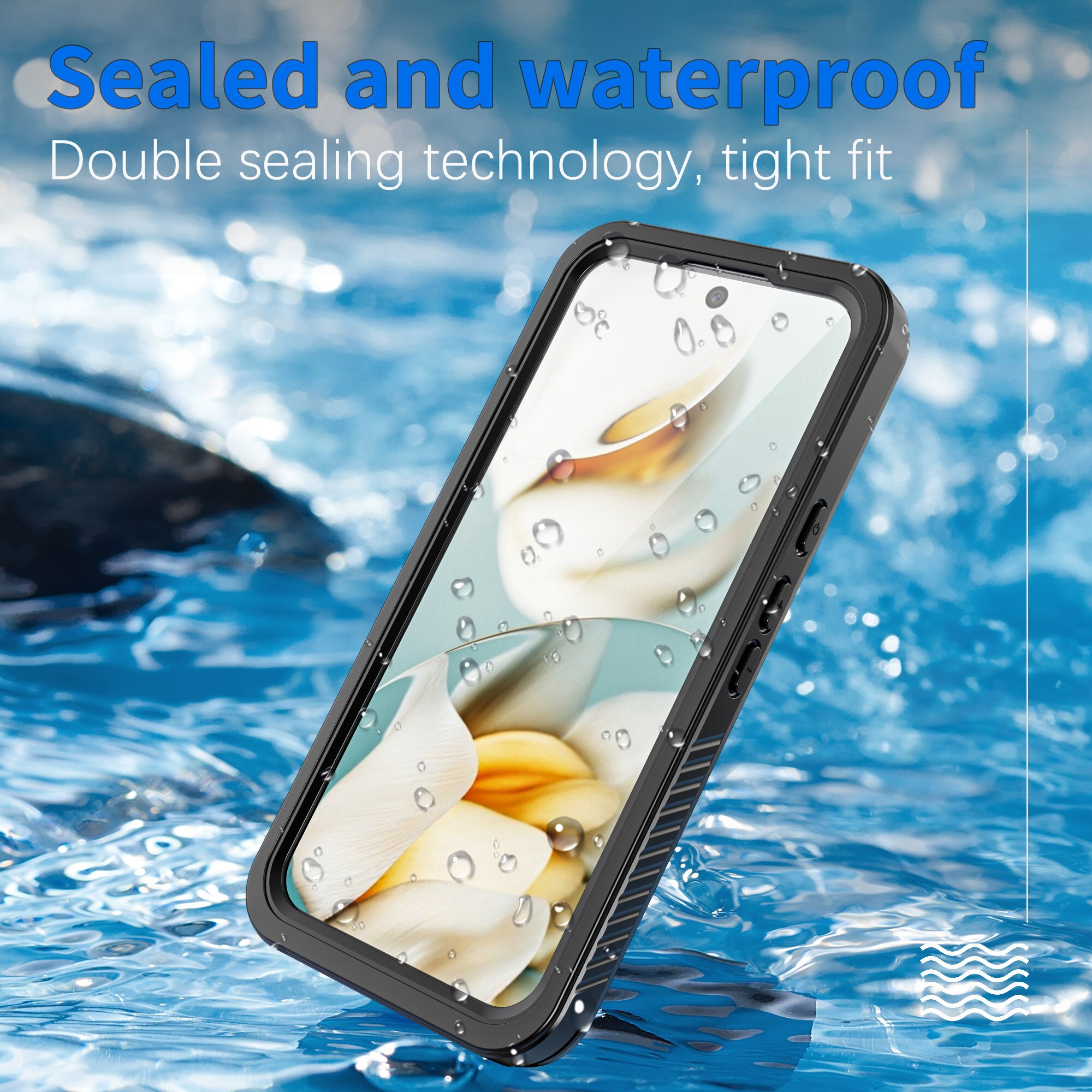 Cover ibrida impermeabile Google Pixel 10 Pro XL trasparente