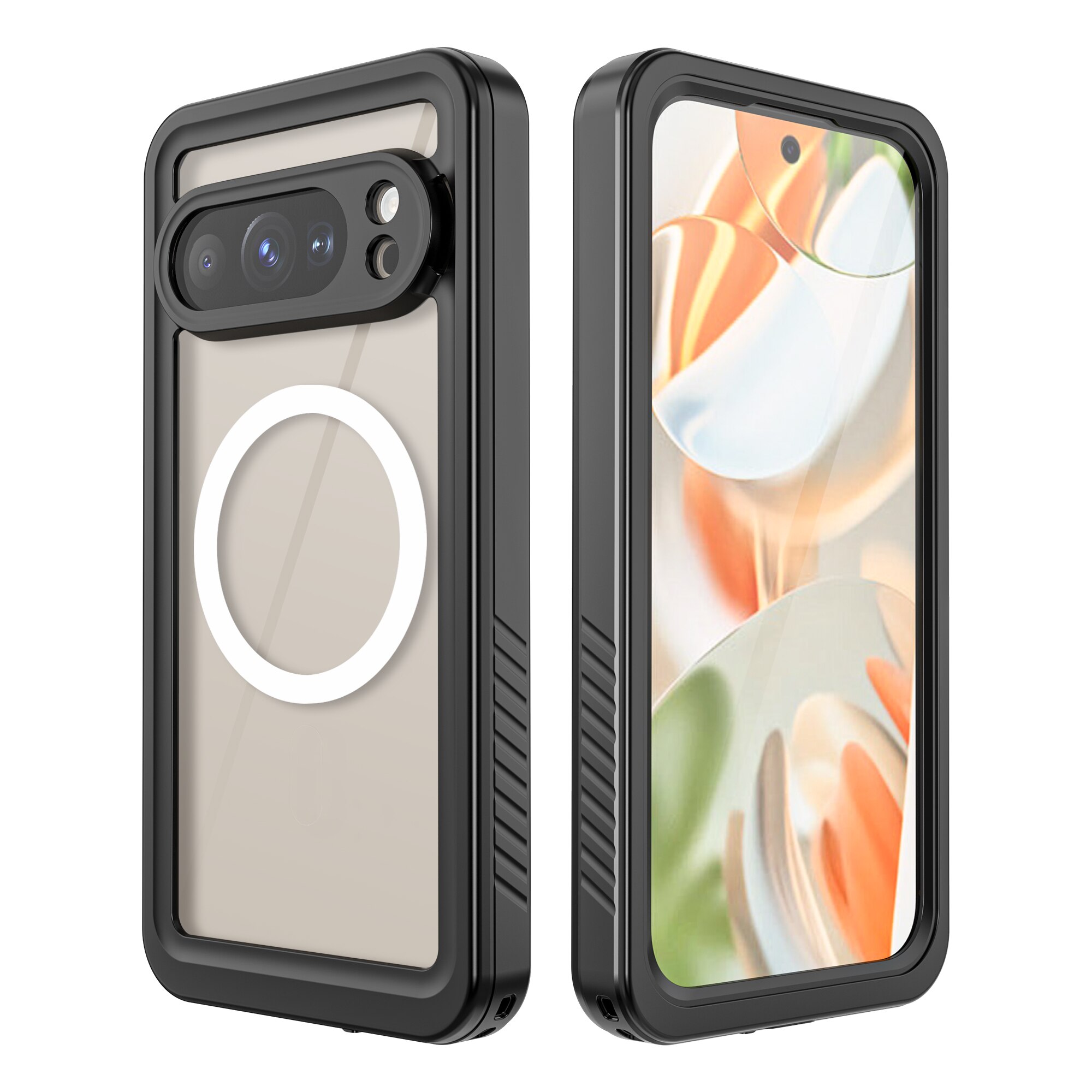 Cover ibrida impermeabile Google Pixel 10 Pro trasparente