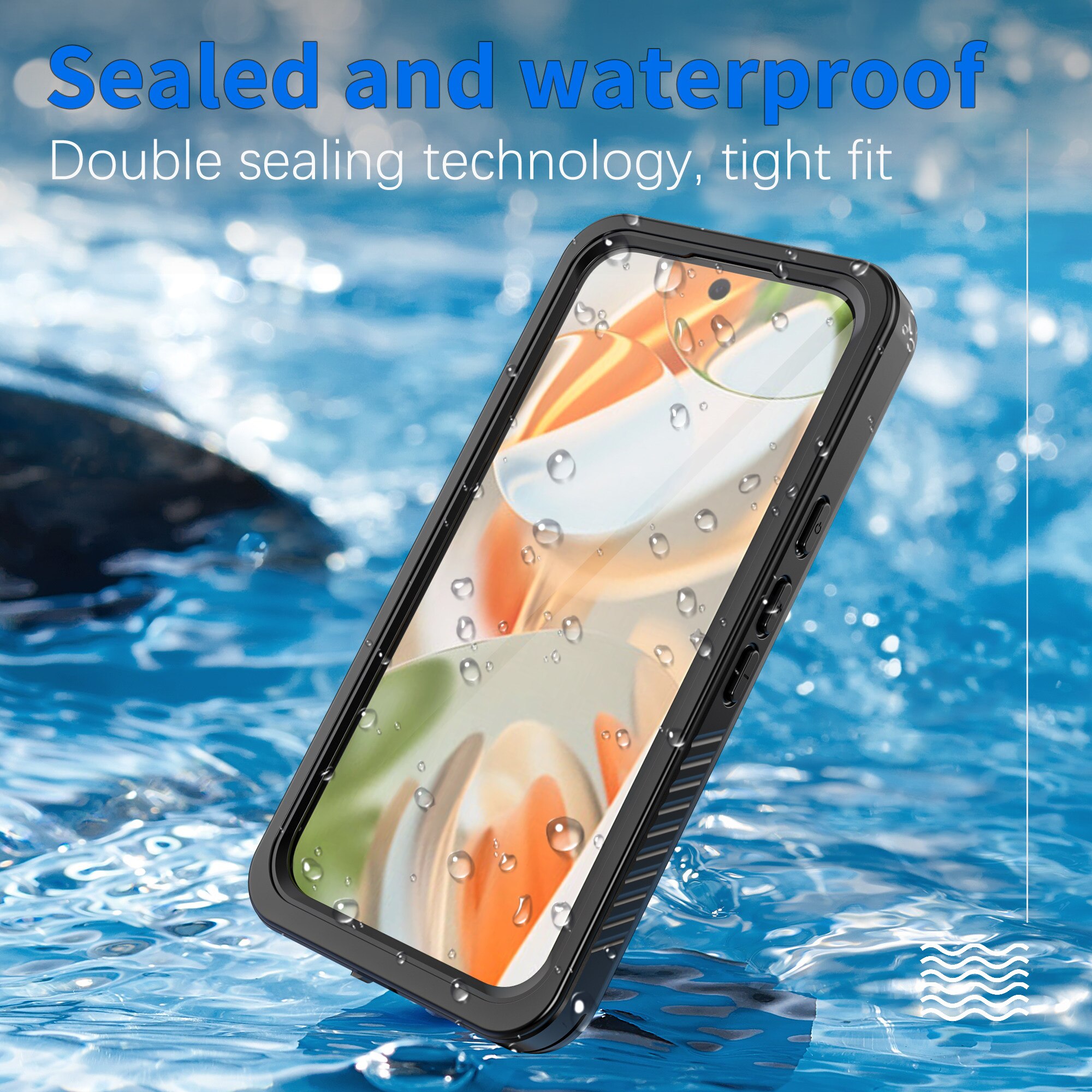Cover ibrida impermeabile Google Pixel 10 Pro trasparente