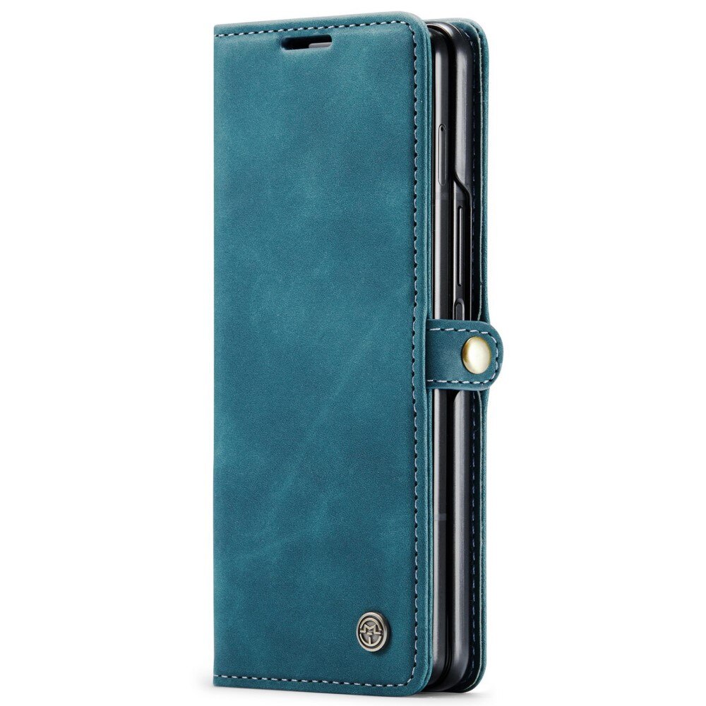 Custodie a portafoglio sottili Samsung Galaxy Z Fold 4 blu