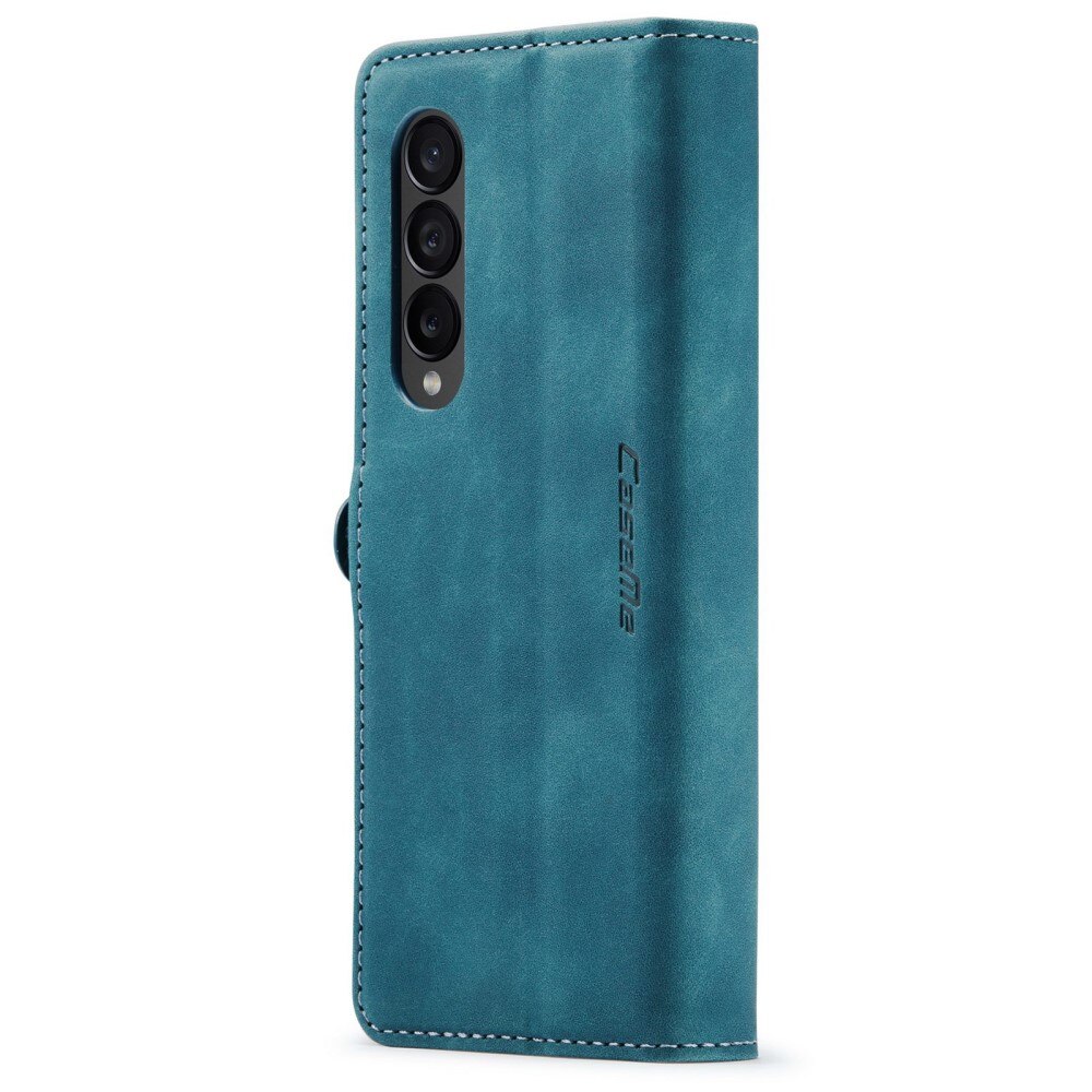 Custodie a portafoglio sottili Samsung Galaxy Z Fold 4 blu