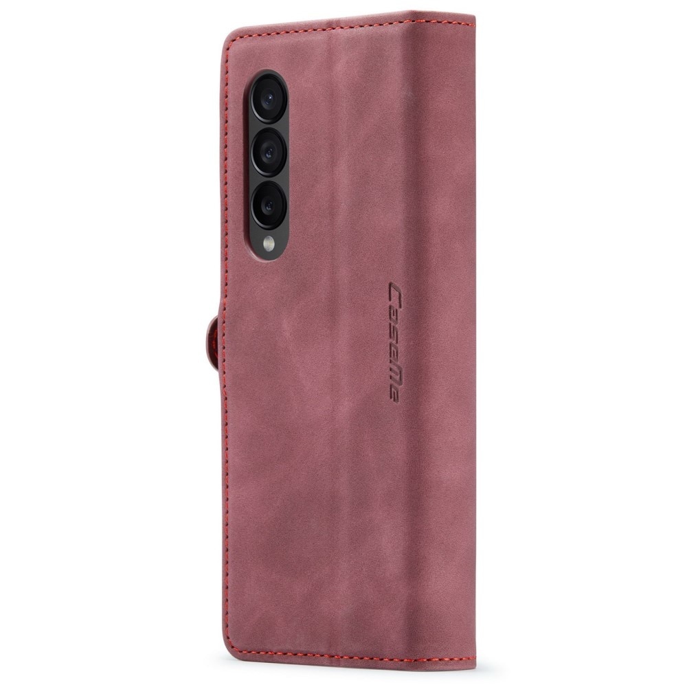 Custodie a portafoglio sottili Samsung Galaxy Z Fold 4 rosso