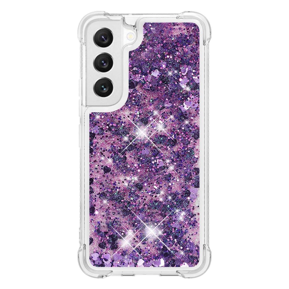 Cover Glitter Powder TPU Samsung Galaxy S23 viola