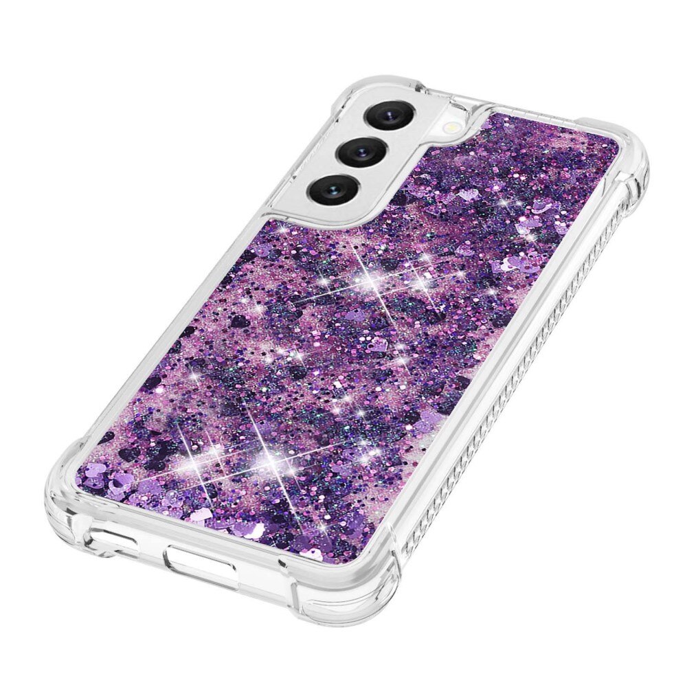 Cover Glitter Powder TPU Samsung Galaxy S23 viola