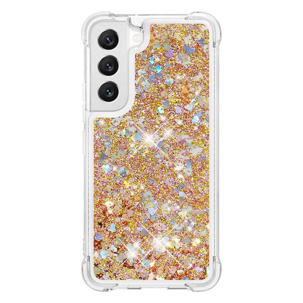 Cover Glitter Powder TPU Samsung Galaxy S23 oro