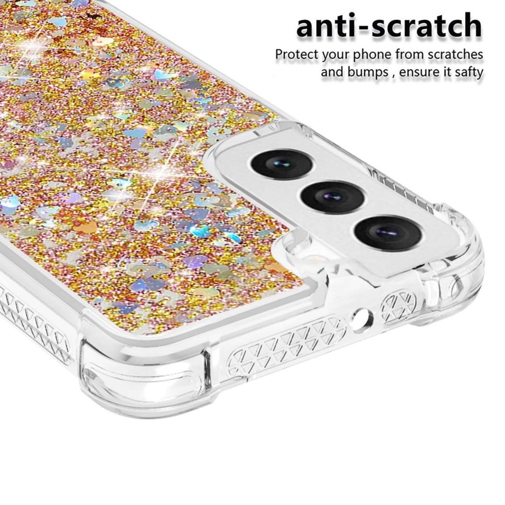 Cover Glitter Powder TPU Samsung Galaxy S23 oro