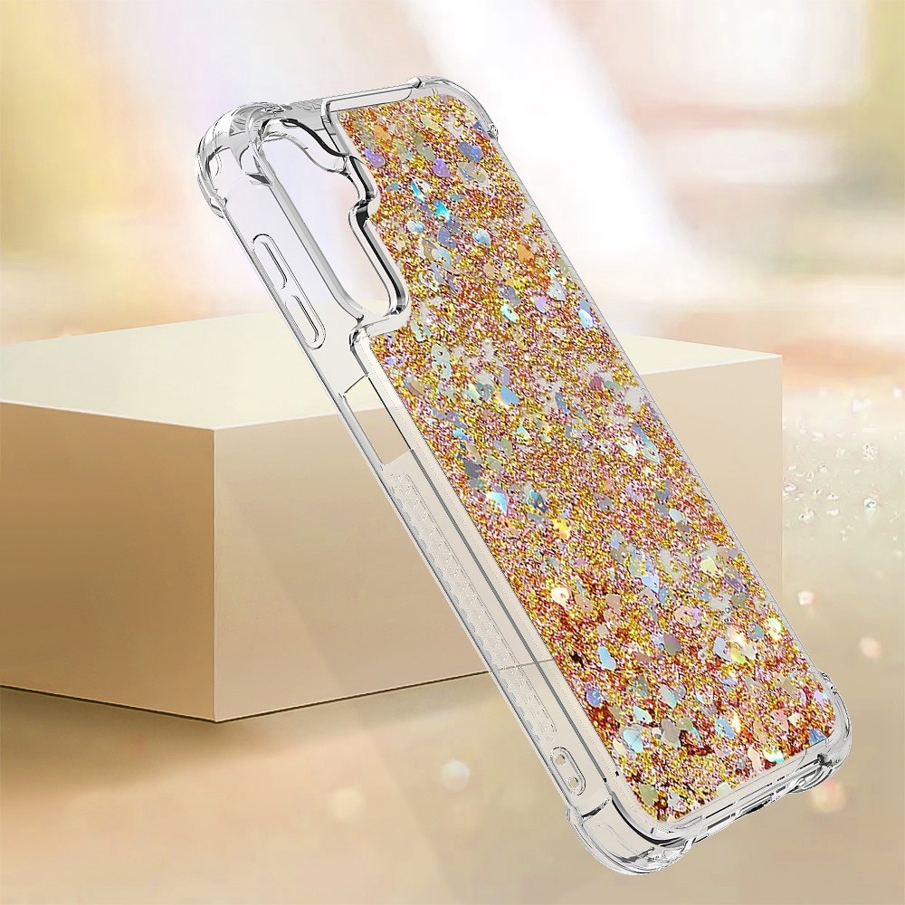 Cover Glitter Powder TPU Samsung Galaxy A14 oro