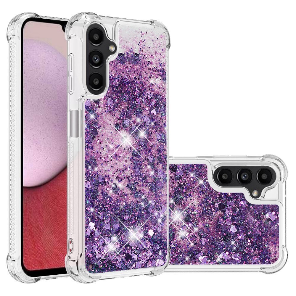 Cover Glitter Powder TPU Samsung Galaxy A14 viola