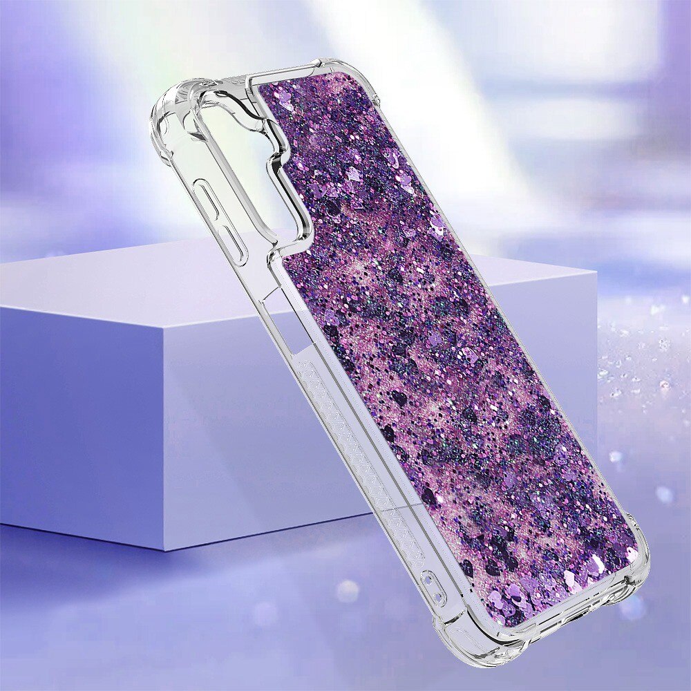 Cover Glitter Powder TPU Samsung Galaxy A14 viola