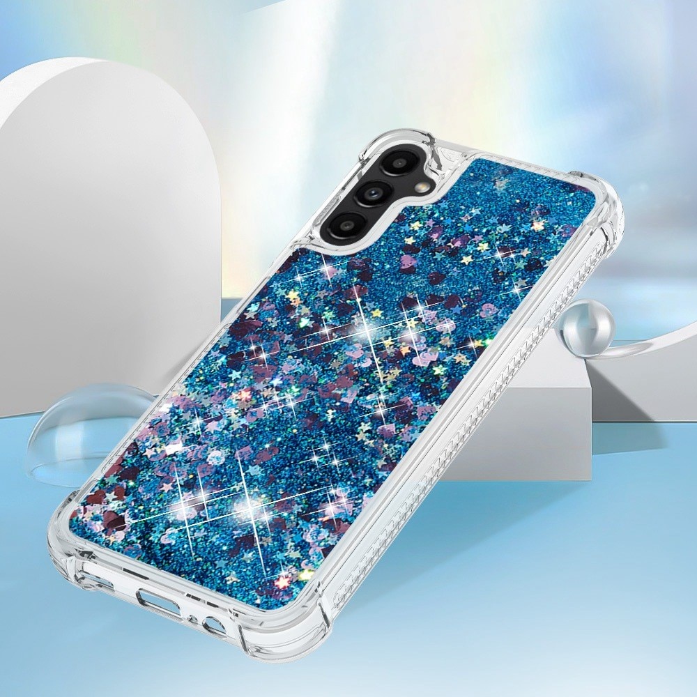 Cover Glitter Powder TPU Samsung Galaxy A14 blu