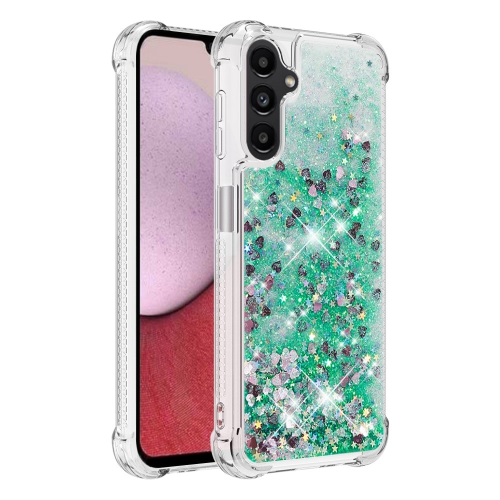 Cover Glitter Powder TPU Samsung Galaxy A14 verde