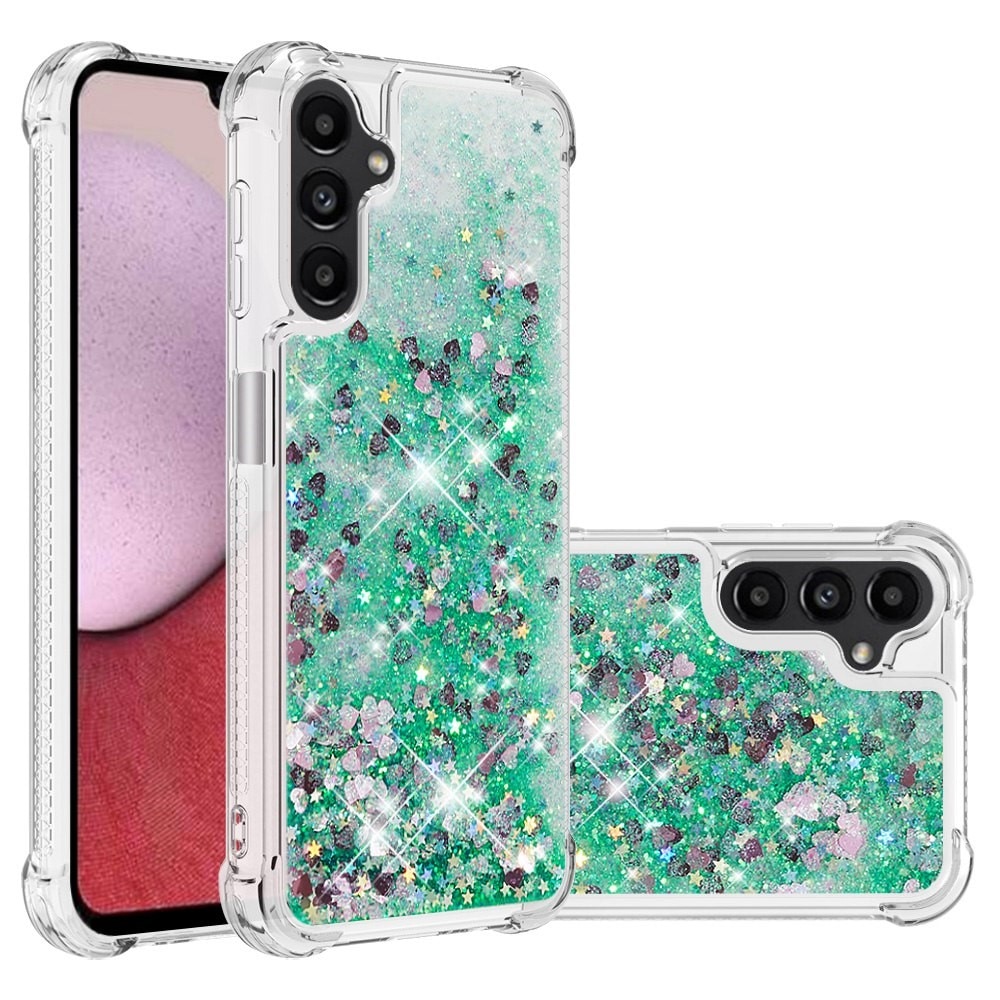Cover Glitter Powder TPU Samsung Galaxy A14 verde