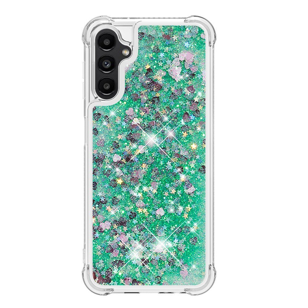 Cover Glitter Powder TPU Samsung Galaxy A14 verde