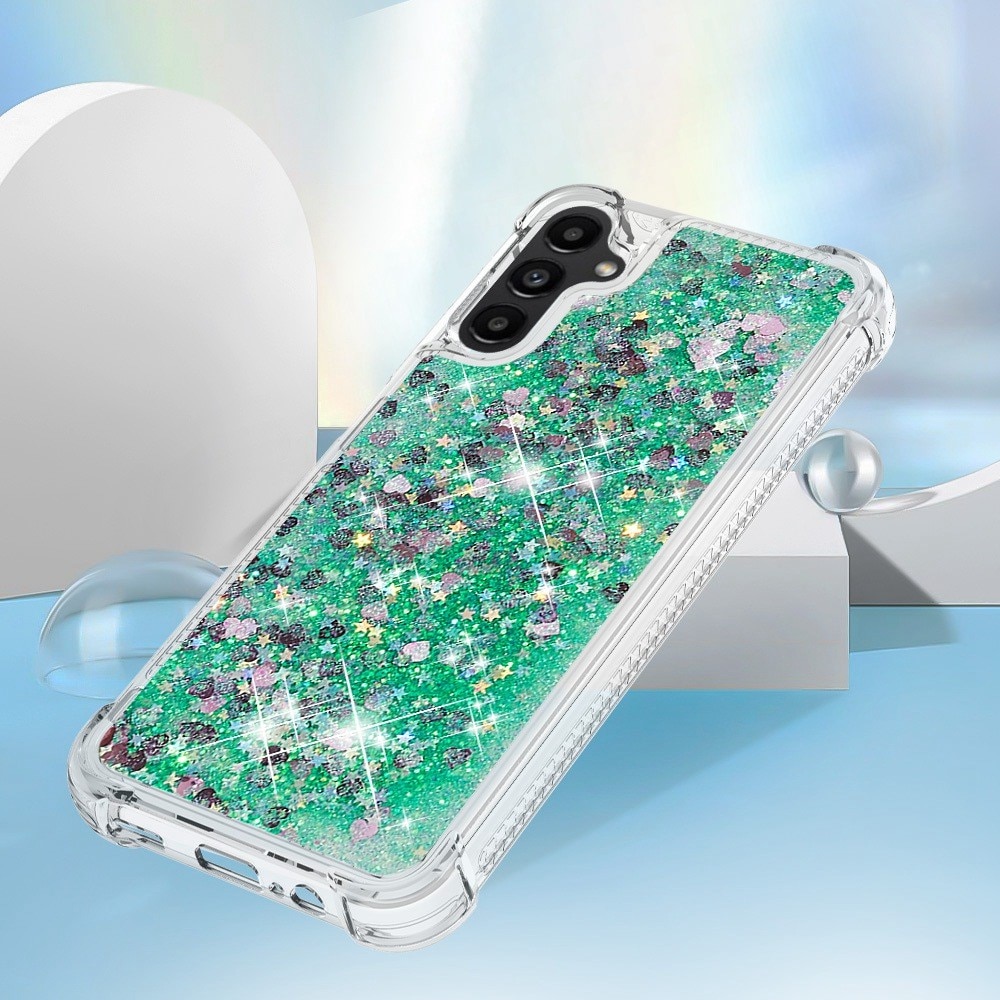 Cover Glitter Powder TPU Samsung Galaxy A14 verde