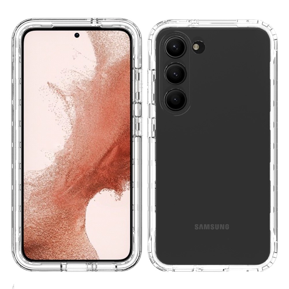 Cover protezione totale Samsung Galaxy S23 trasparente