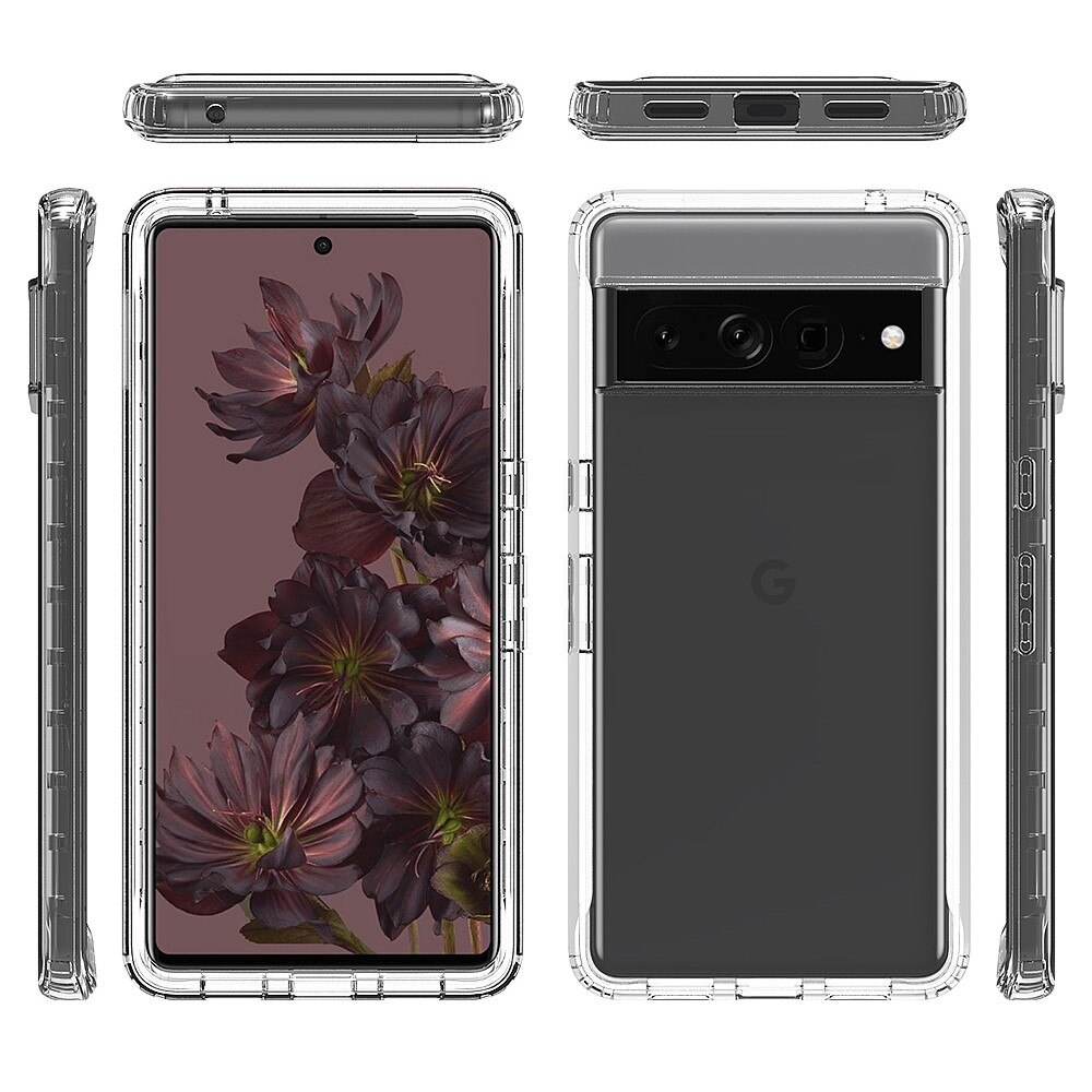 Cover protezione totale Google Pixel 7 Pro trasparente