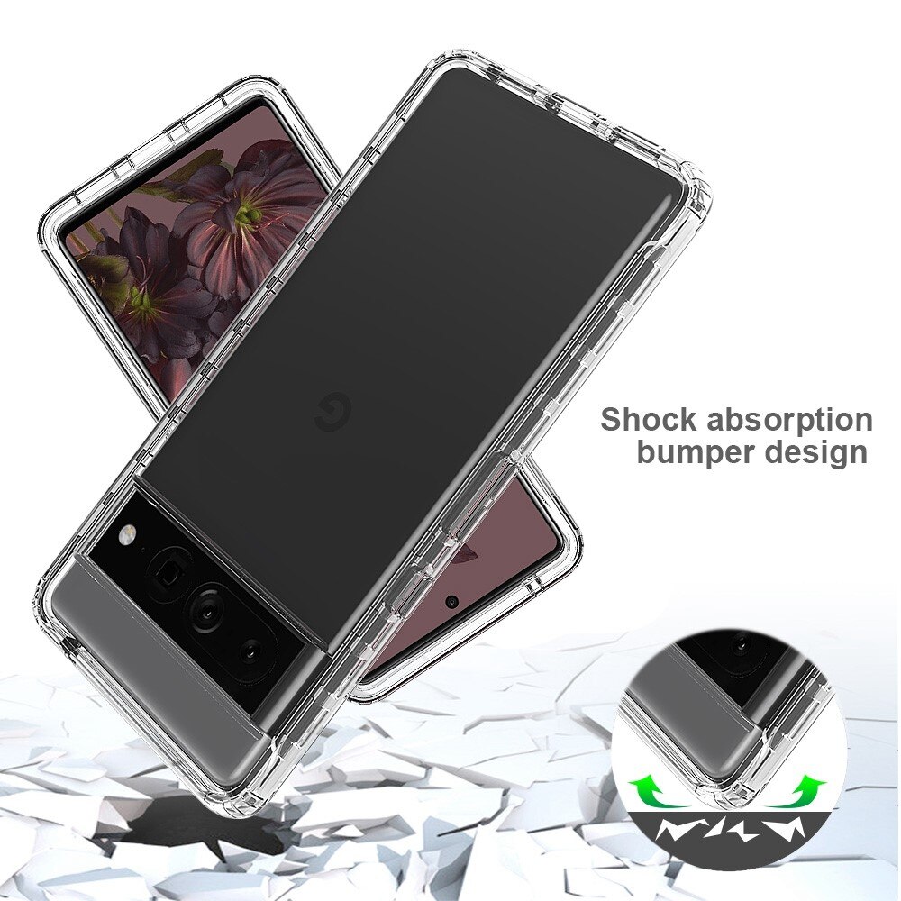 Cover protezione totale Google Pixel 7 Pro trasparente