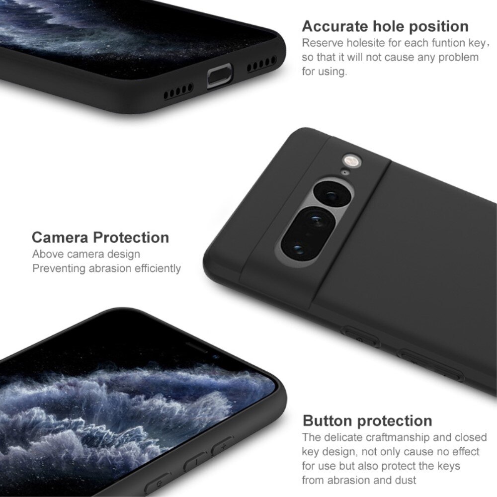 Cover Frosted TPU Google Pixel 7 Pro Black