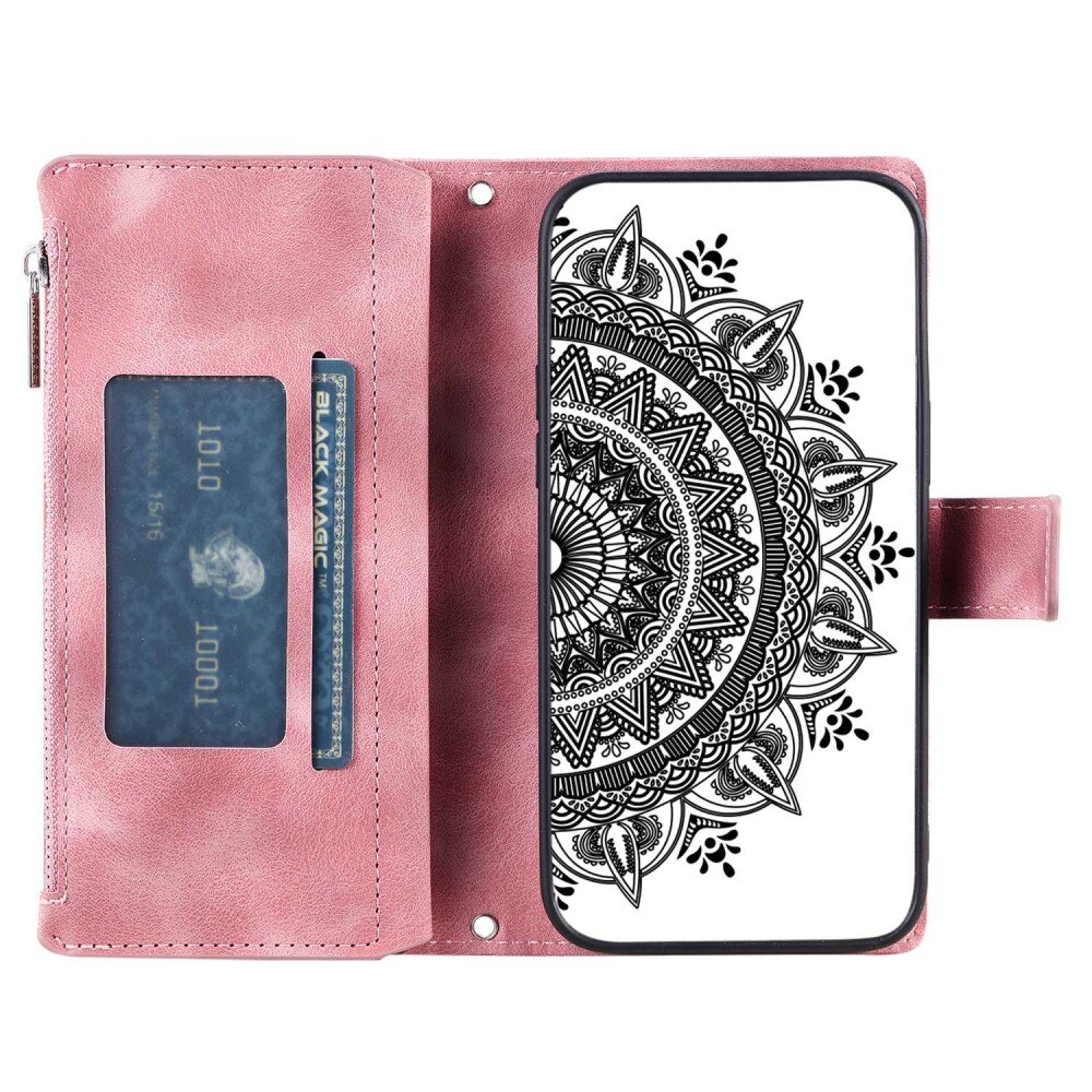 Borsa a portafoglio Mandala Samsung Galaxy A53 rosa