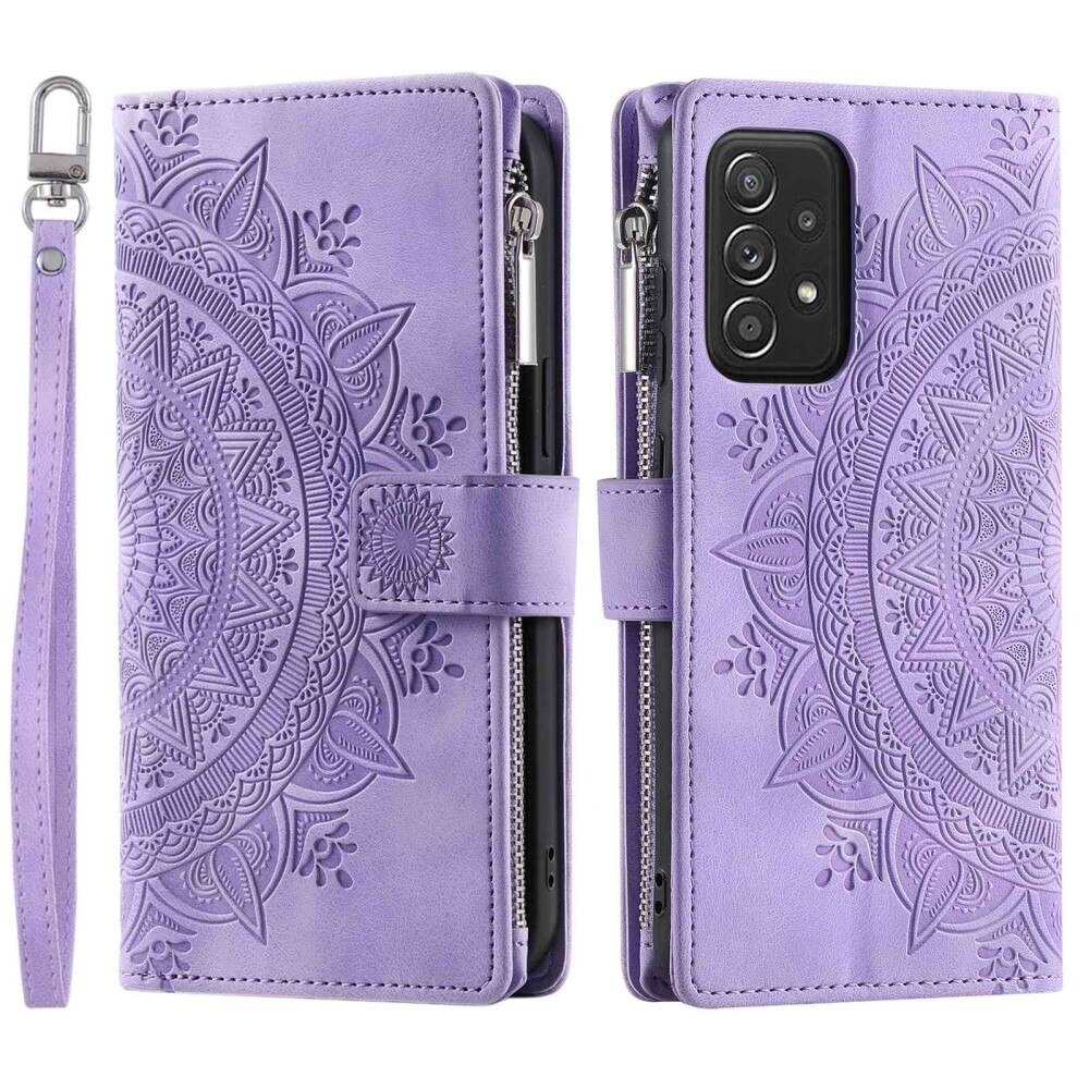 Borsa a portafoglio Mandala Samsung Galaxy A53 viola