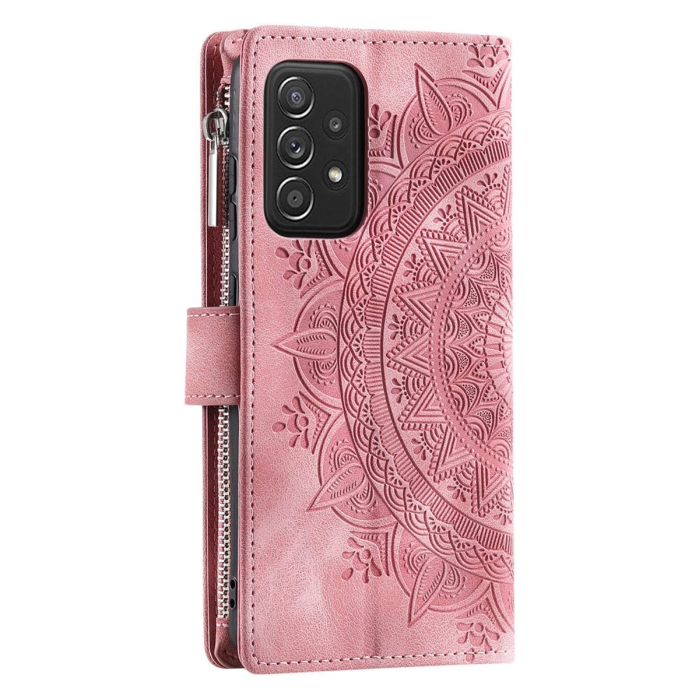Borsa a portafoglio Mandala Samsung Galaxy A52/A52s rosa