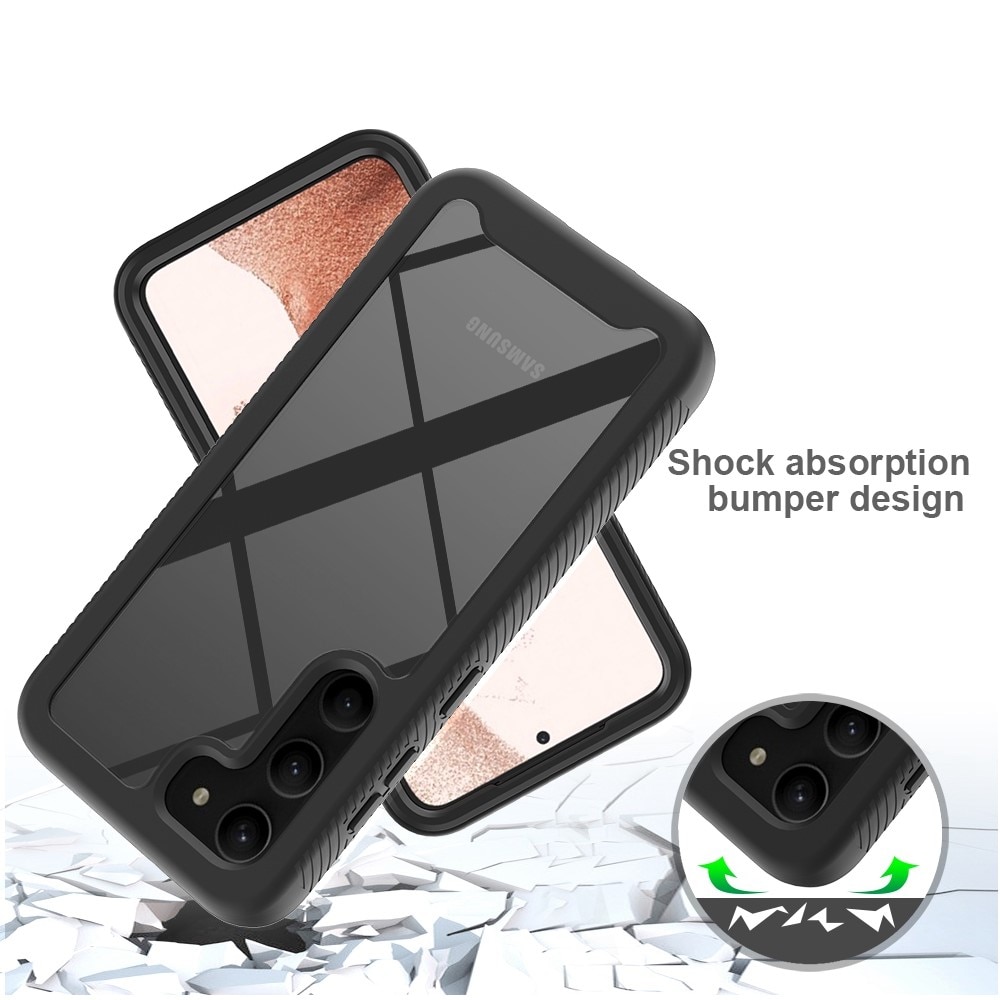 Cover protezione totale Samsung Galaxy S23 Plus nero