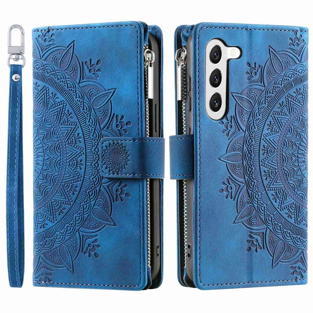 Borsa a portafoglio Mandala Samsung Galaxy S23 bleu