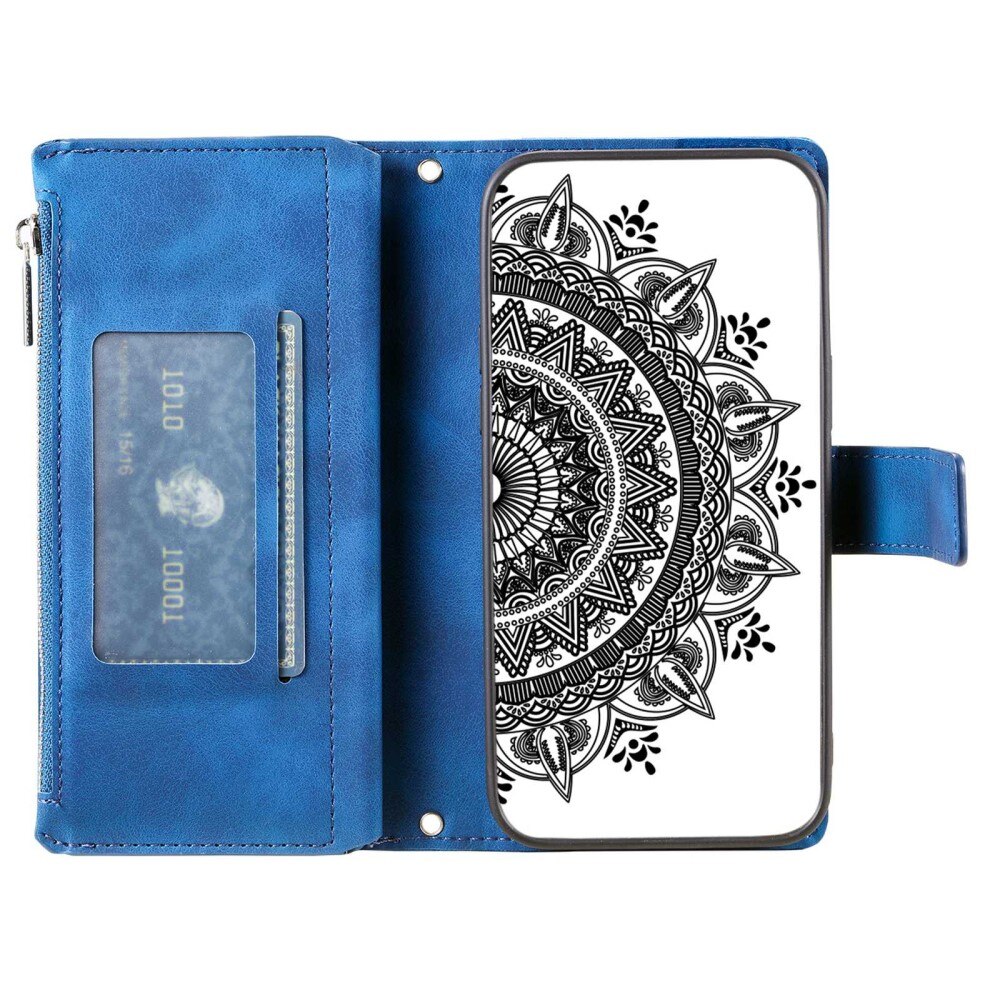 Borsa a portafoglio Mandala Samsung Galaxy S23 bleu