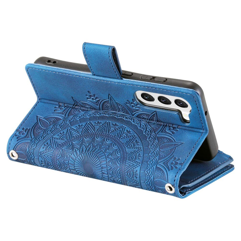 Borsa a portafoglio Mandala Samsung Galaxy S23 bleu